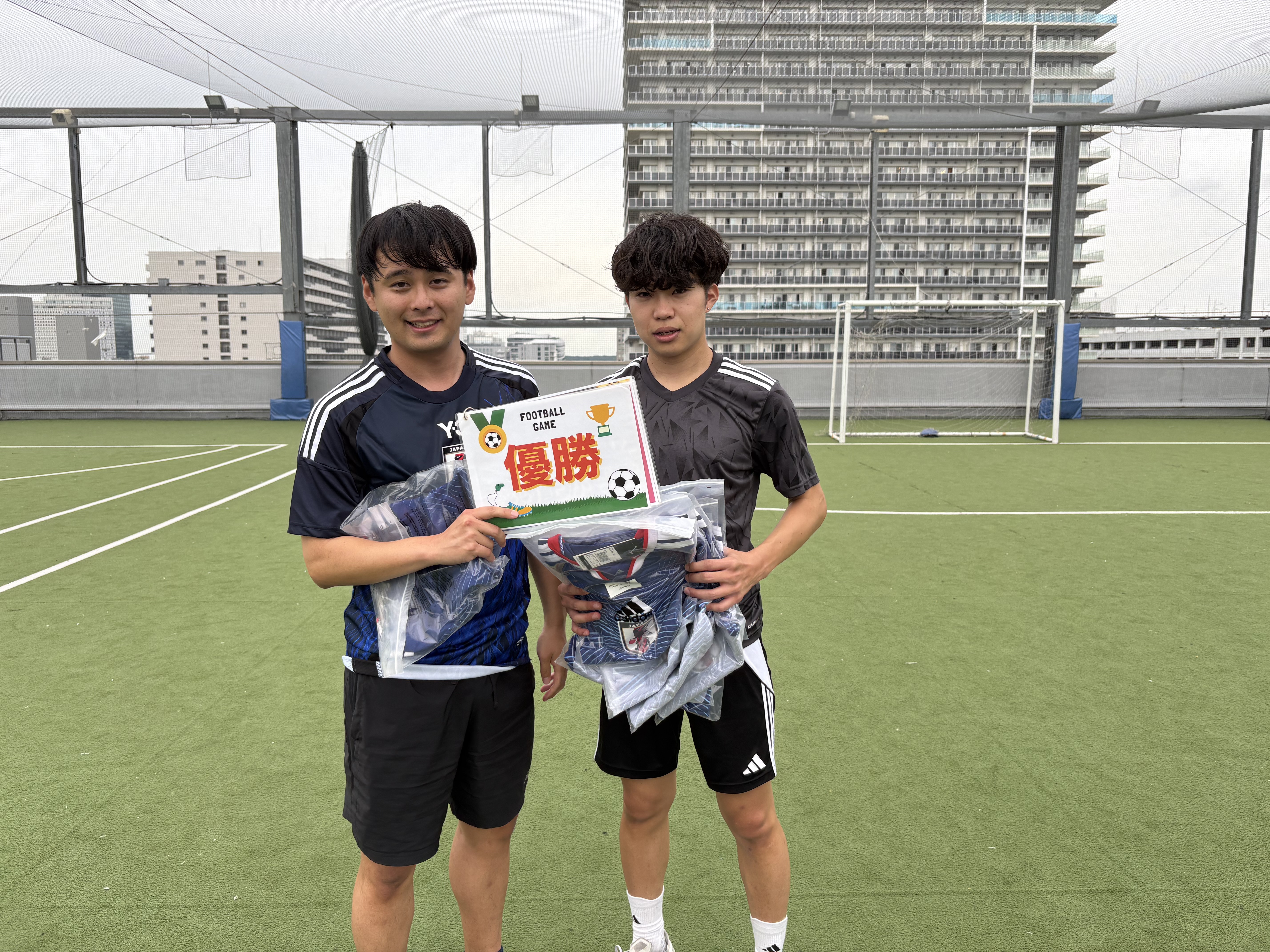 2026年6月14日 有明 BUDDYスポーツアリーナ 屋上人工芝コート フットサル 大会風景