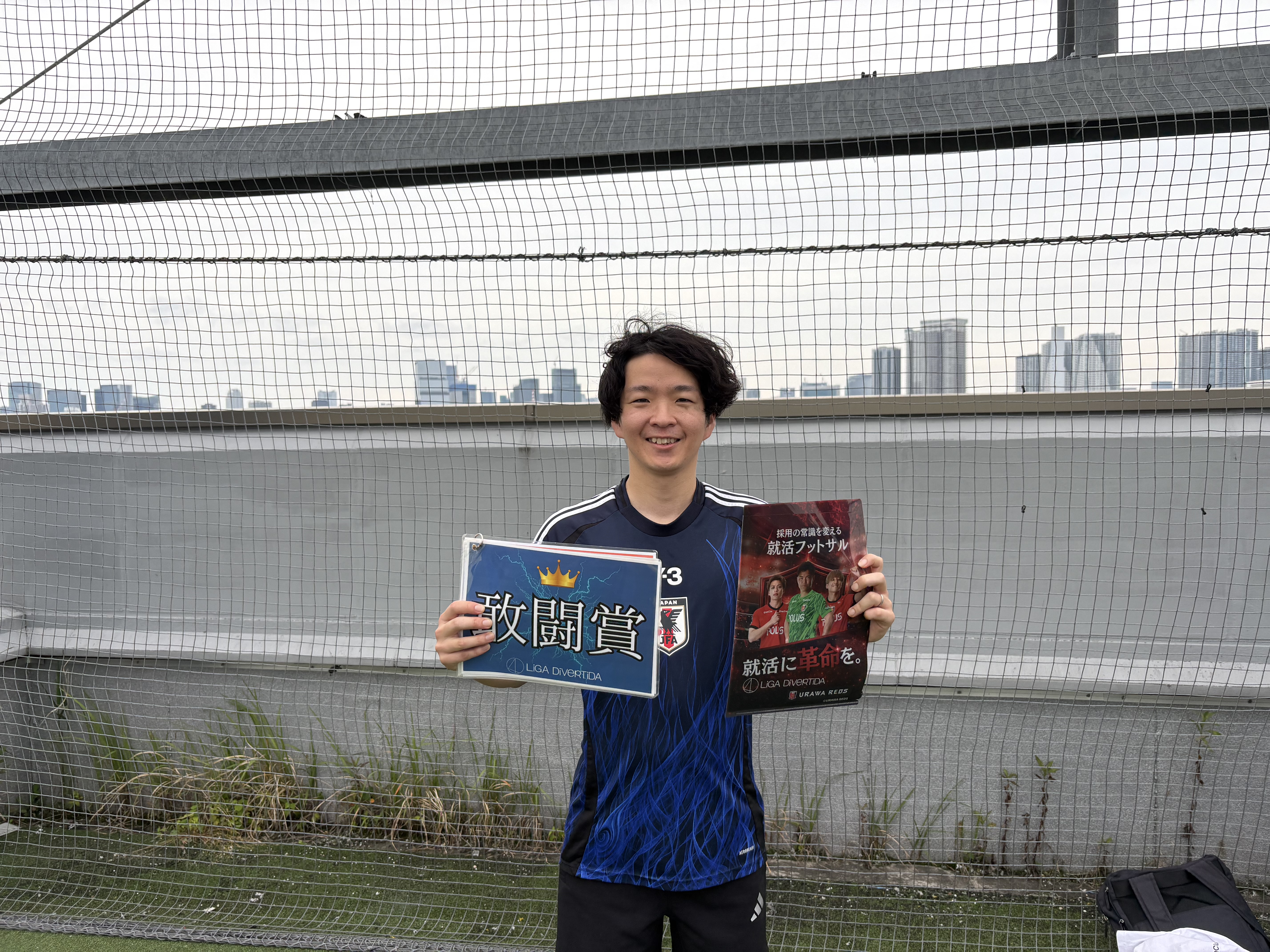 2026年6月14日 有明 BUDDYスポーツアリーナ 屋上人工芝コート フットサル 大会風景