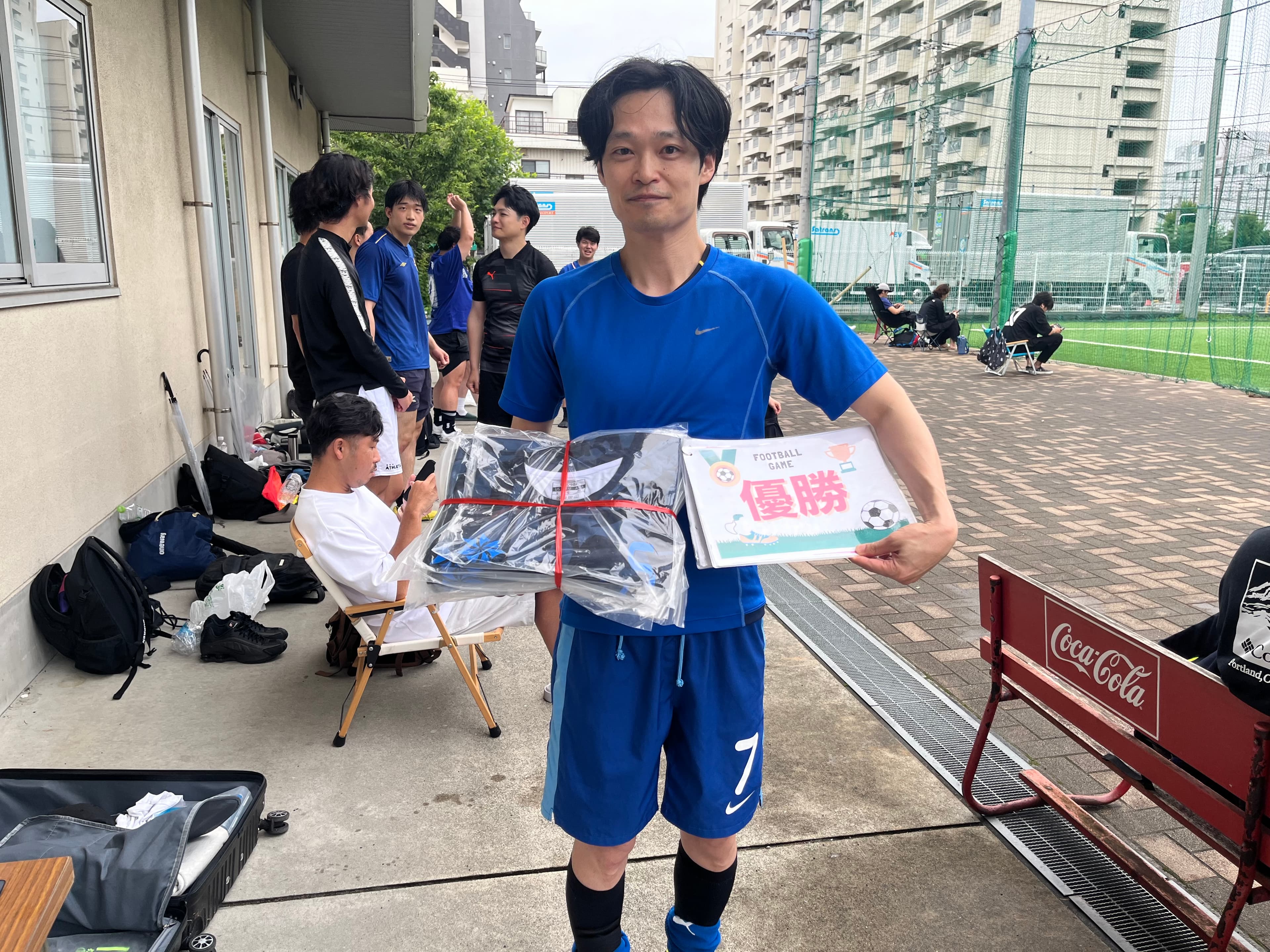 2026年6月28日 豊洲 枝川グラウンド ソサイチ(7人制) 大会風景