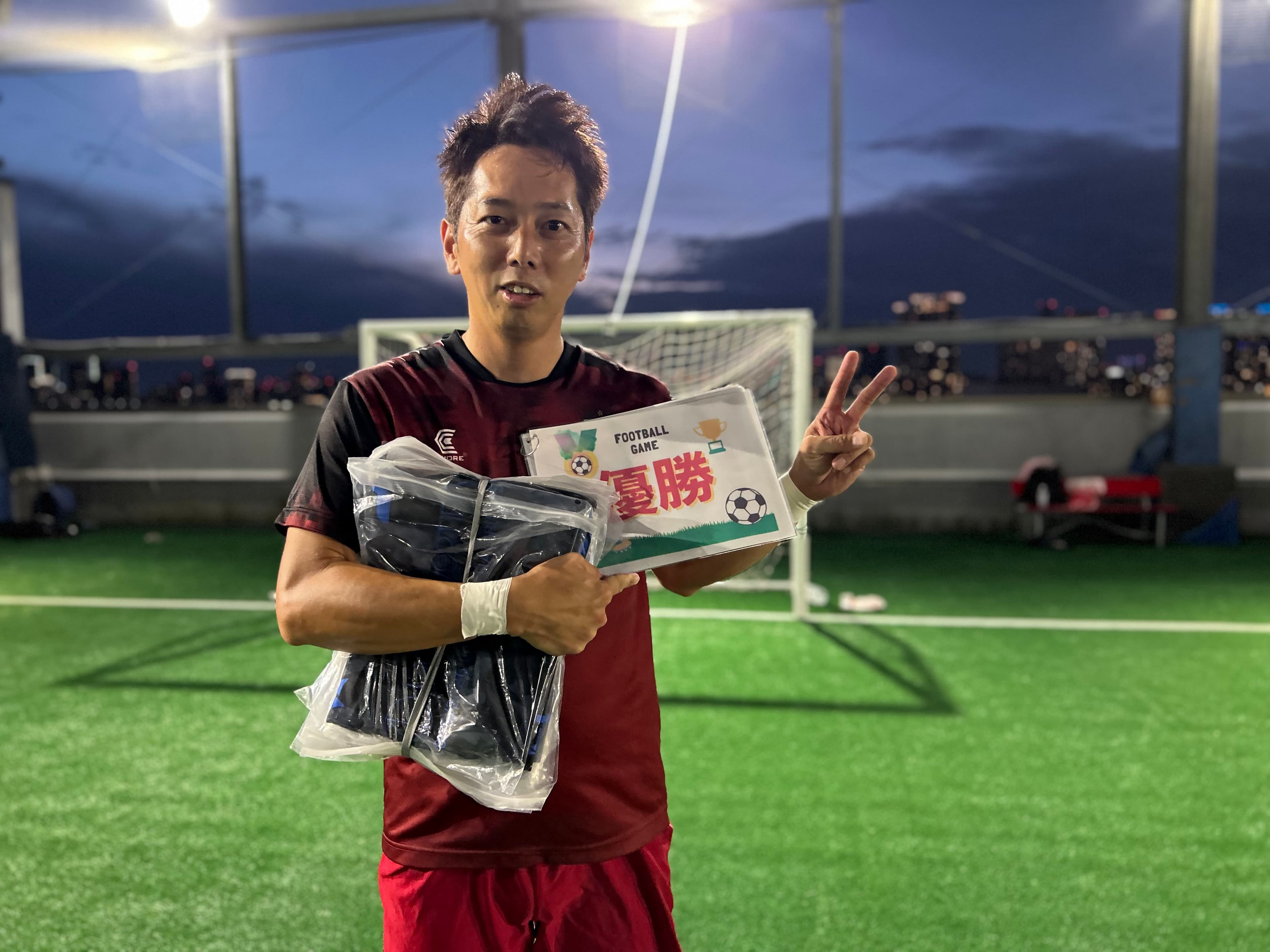 2026年8月8日 有明 BUDDYスポーツアリーナ 屋上人工芝コート フットサル 大会風景