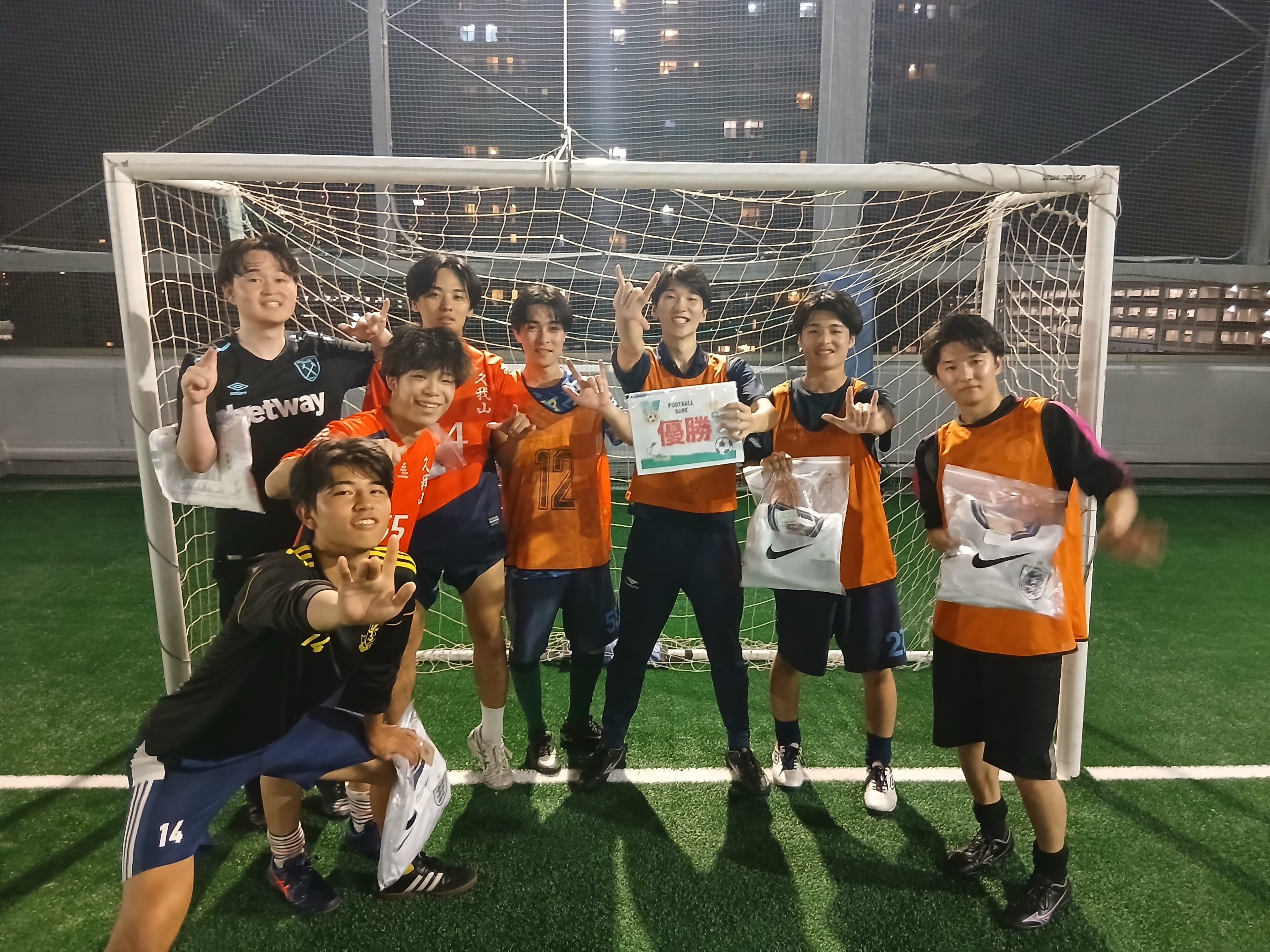 2026年8月19日 有明 BUDDYスポーツアリーナ 屋上人工芝コート フットサル 大会風景