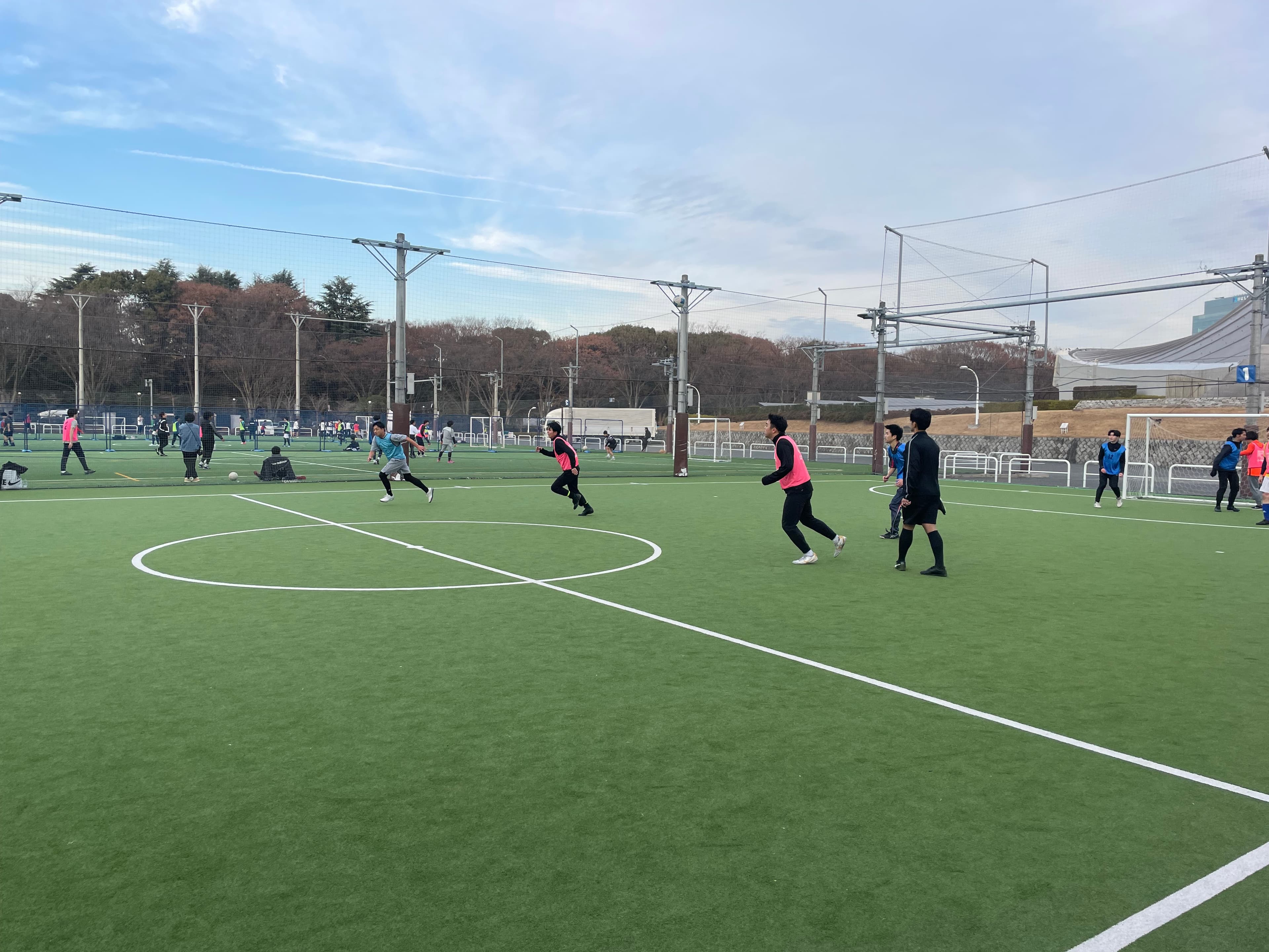 2025年1月5日 原宿 国立代々木競技場 フットサルコート フットサル 大会風景