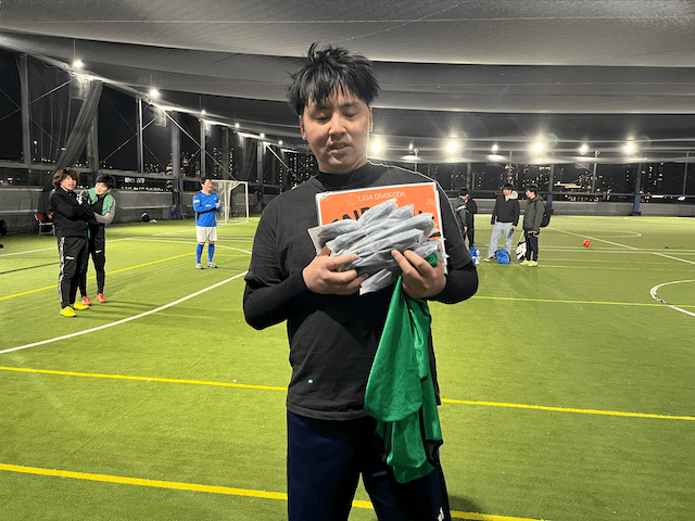 2024年12月22日 有明 BUDDYスポーツアリーナ 屋上人工芝コート フットサル 大会風景