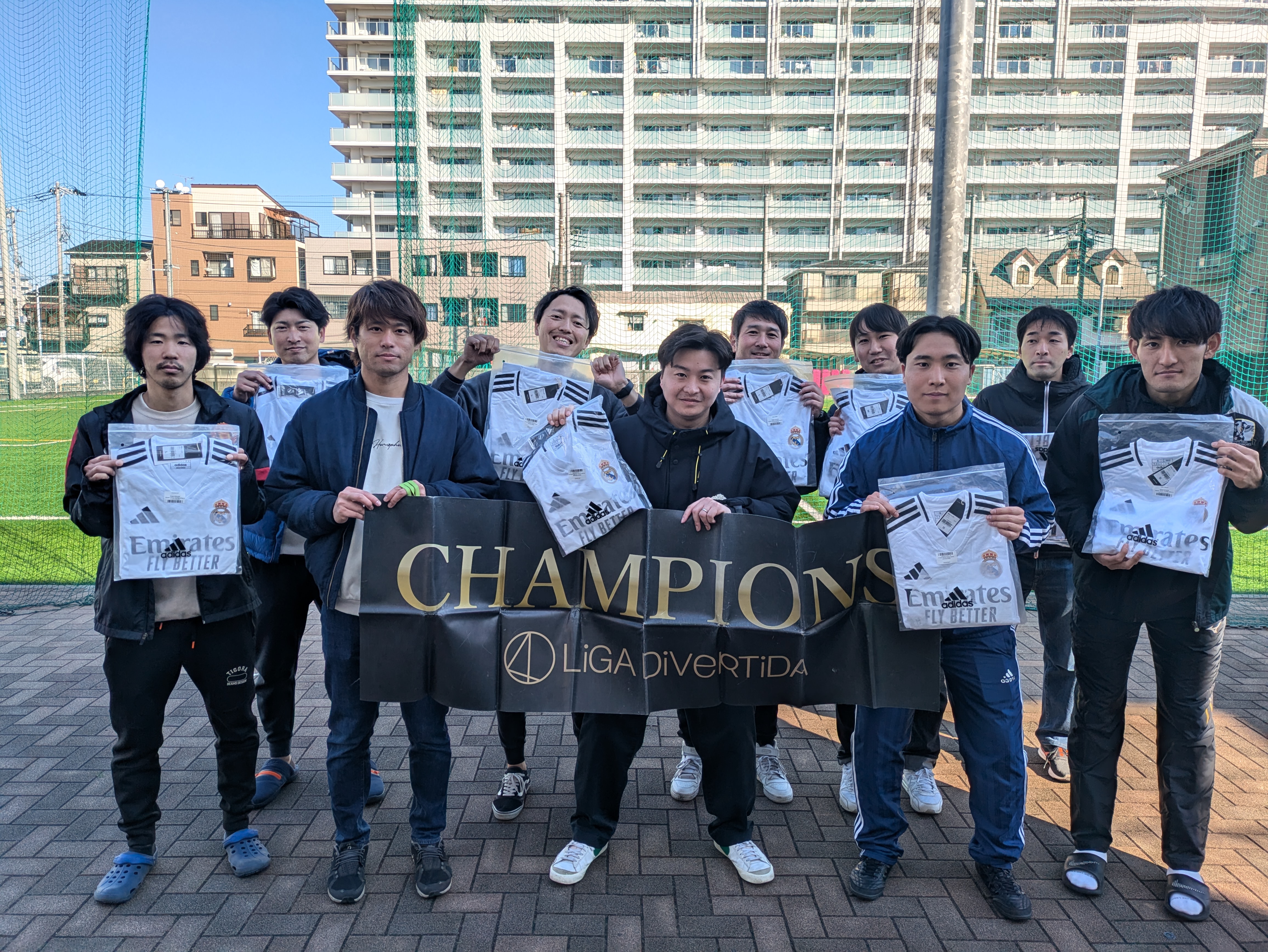 2024年12月29日 豊洲 枝川グラウンド ソサイチ(7人制) 大会風景