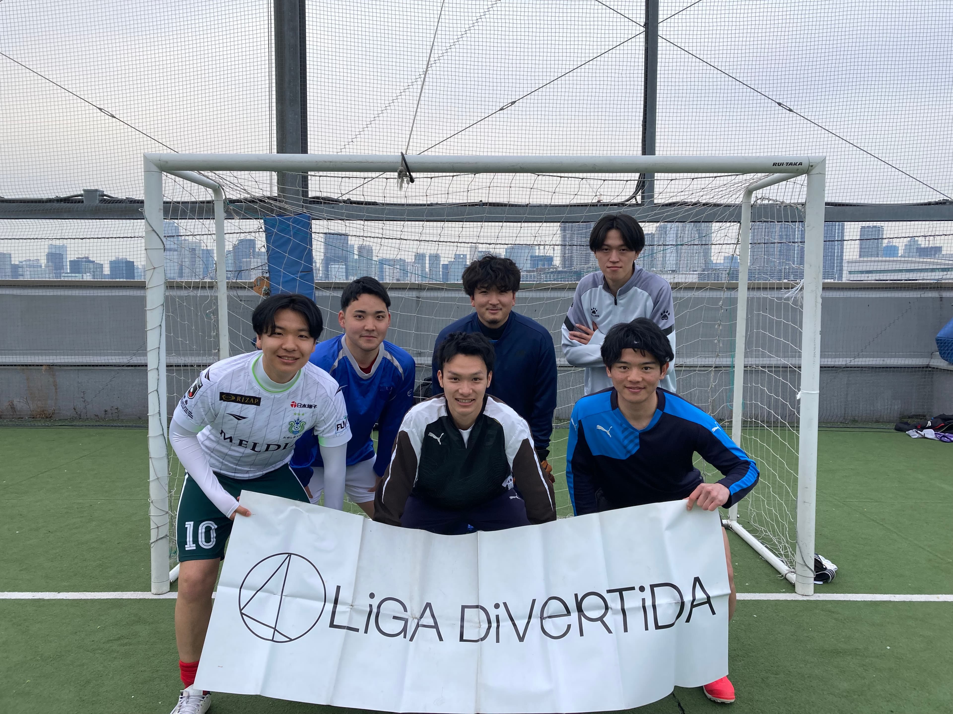チーム友達 - 2025年2月1日 有明 BUDDYスポーツアリーナ 屋上人工芝コート