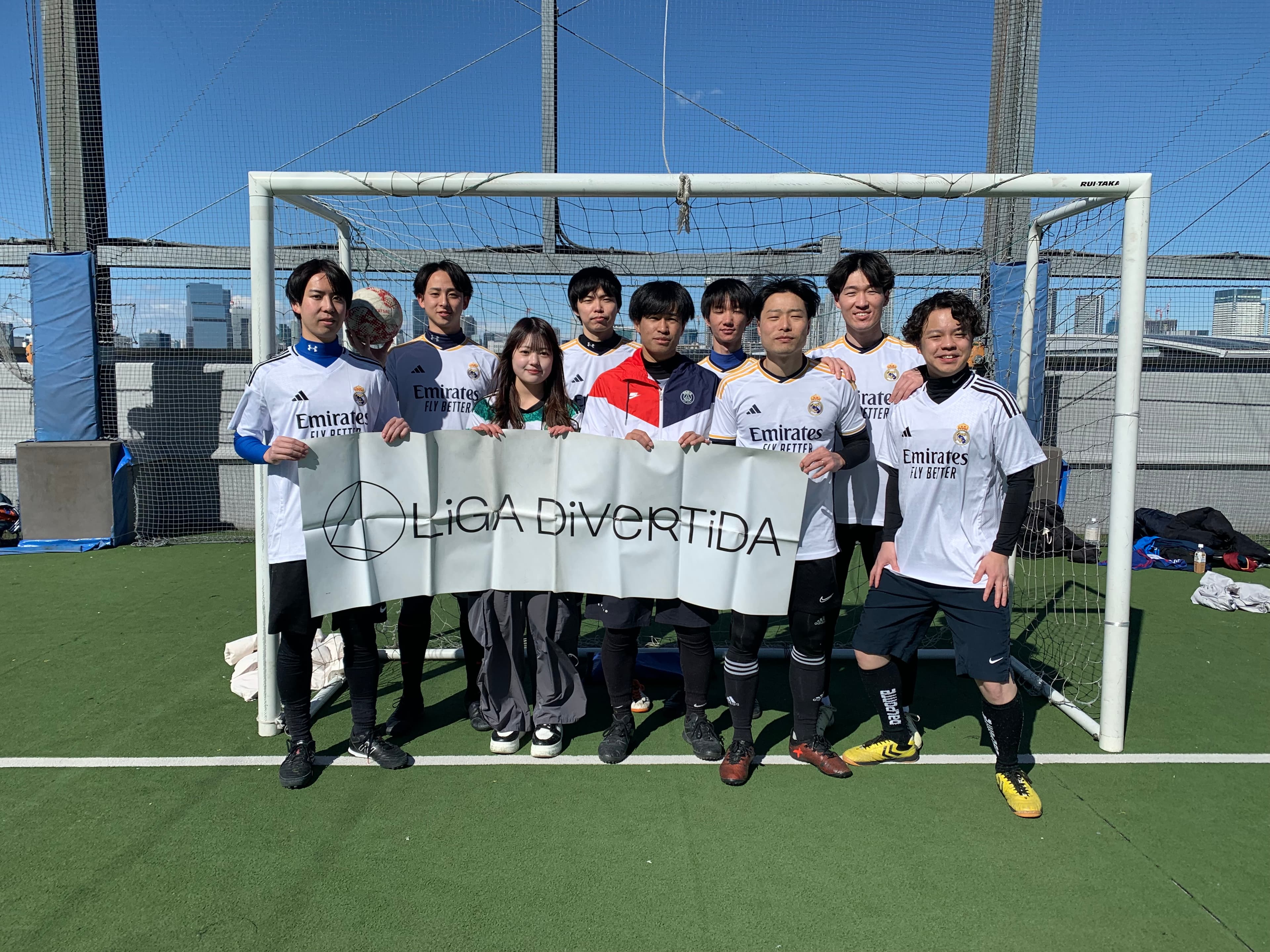 FC INA - 2025年2月8日 有明 BUDDYスポーツアリーナ 屋上人工芝コート