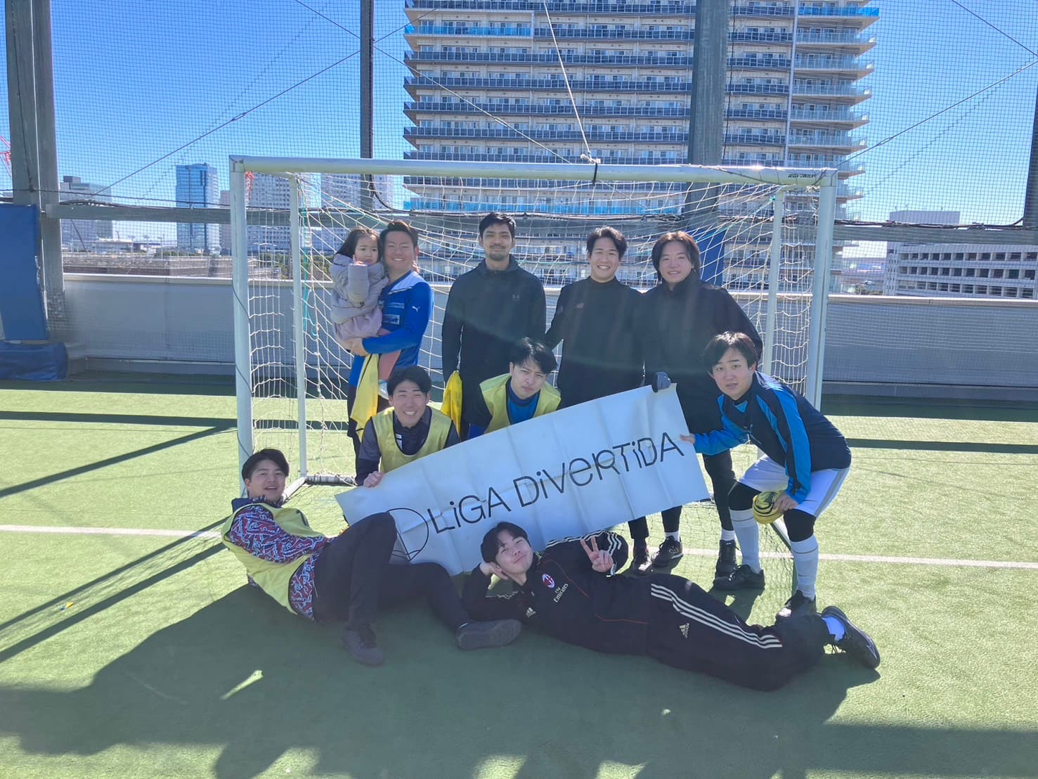 のりしろFC - 2025年2月11日 有明 BUDDYスポーツアリーナ 屋上人工芝コート