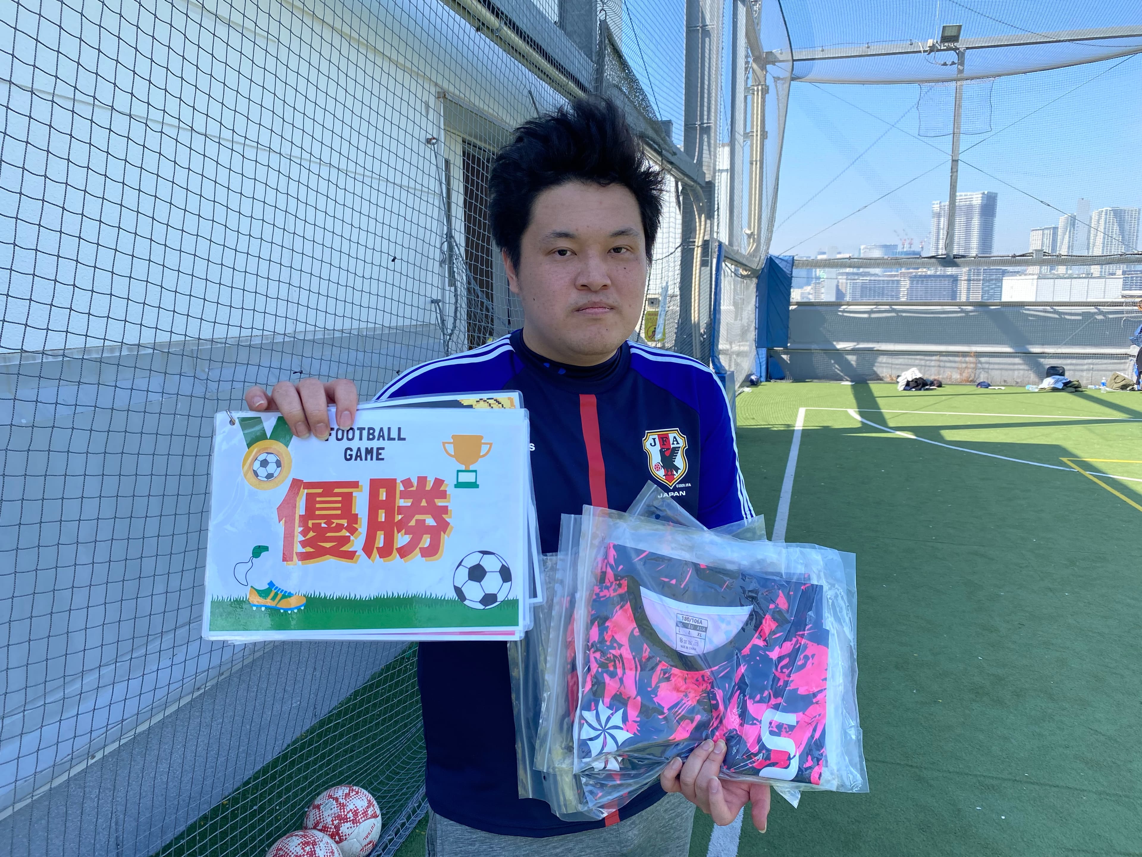 2025年3月1日 有明 BUDDYスポーツアリーナ 屋上人工芝コート フットサル 大会風景
