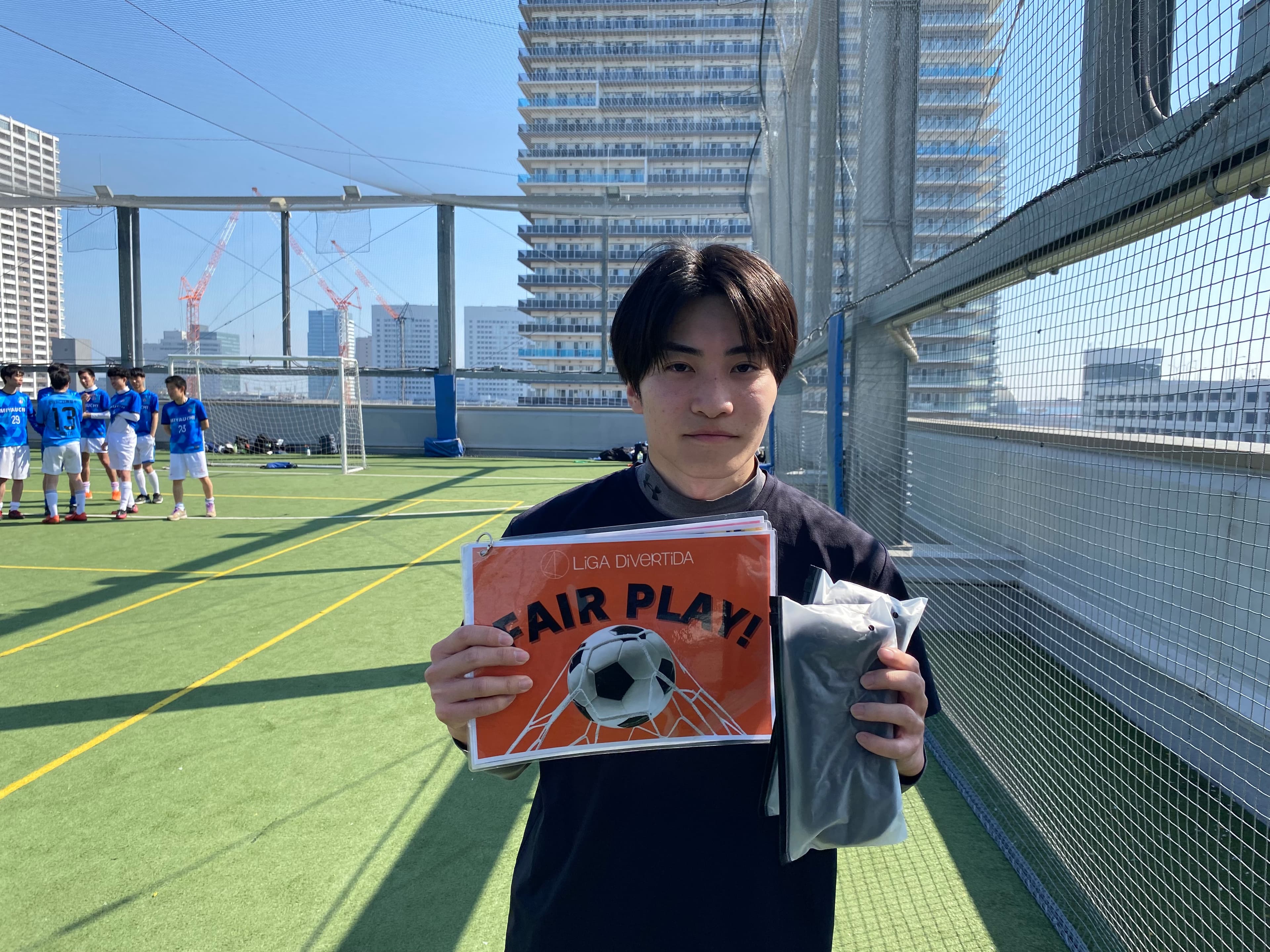 2025年3月1日 有明 BUDDYスポーツアリーナ 屋上人工芝コート フットサル 大会風景