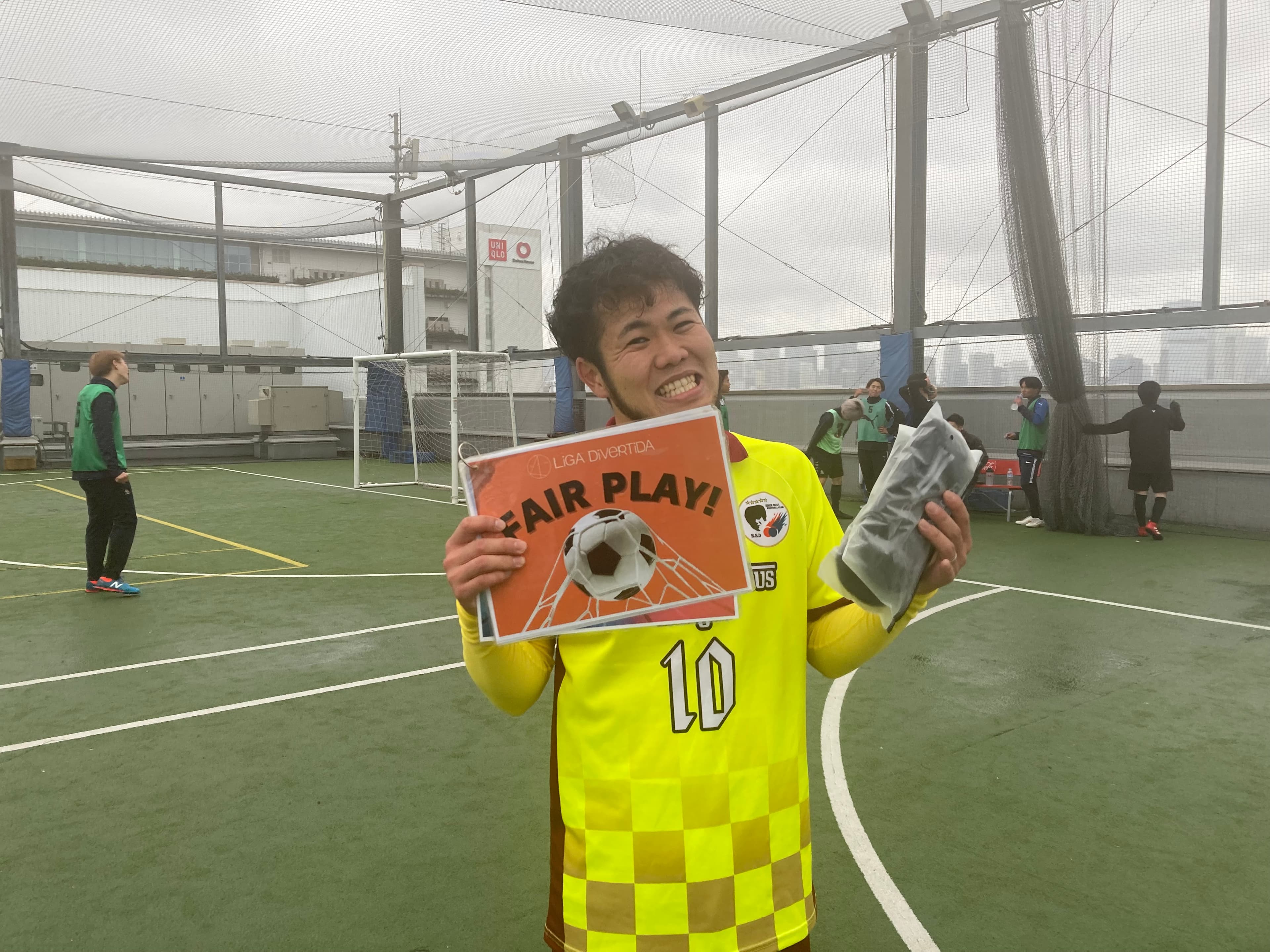 2025年3月29日 有明 BUDDYスポーツアリーナ 屋上人工芝コート フットサル 大会風景