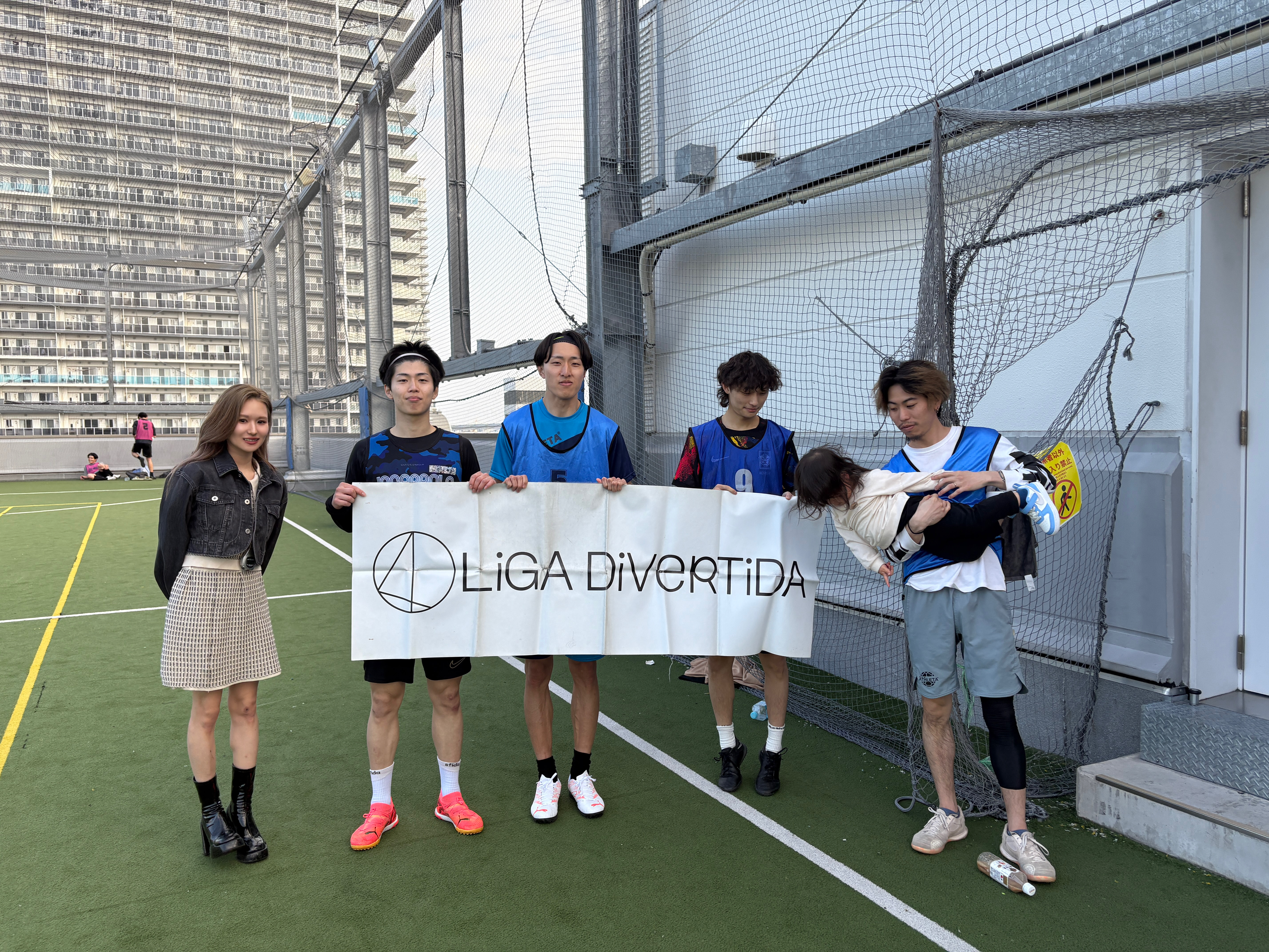 有明ユナイテッド東京 - 2025年4月12日 有明 BUDDYスポーツアリーナ 屋上人工芝コート フットサル