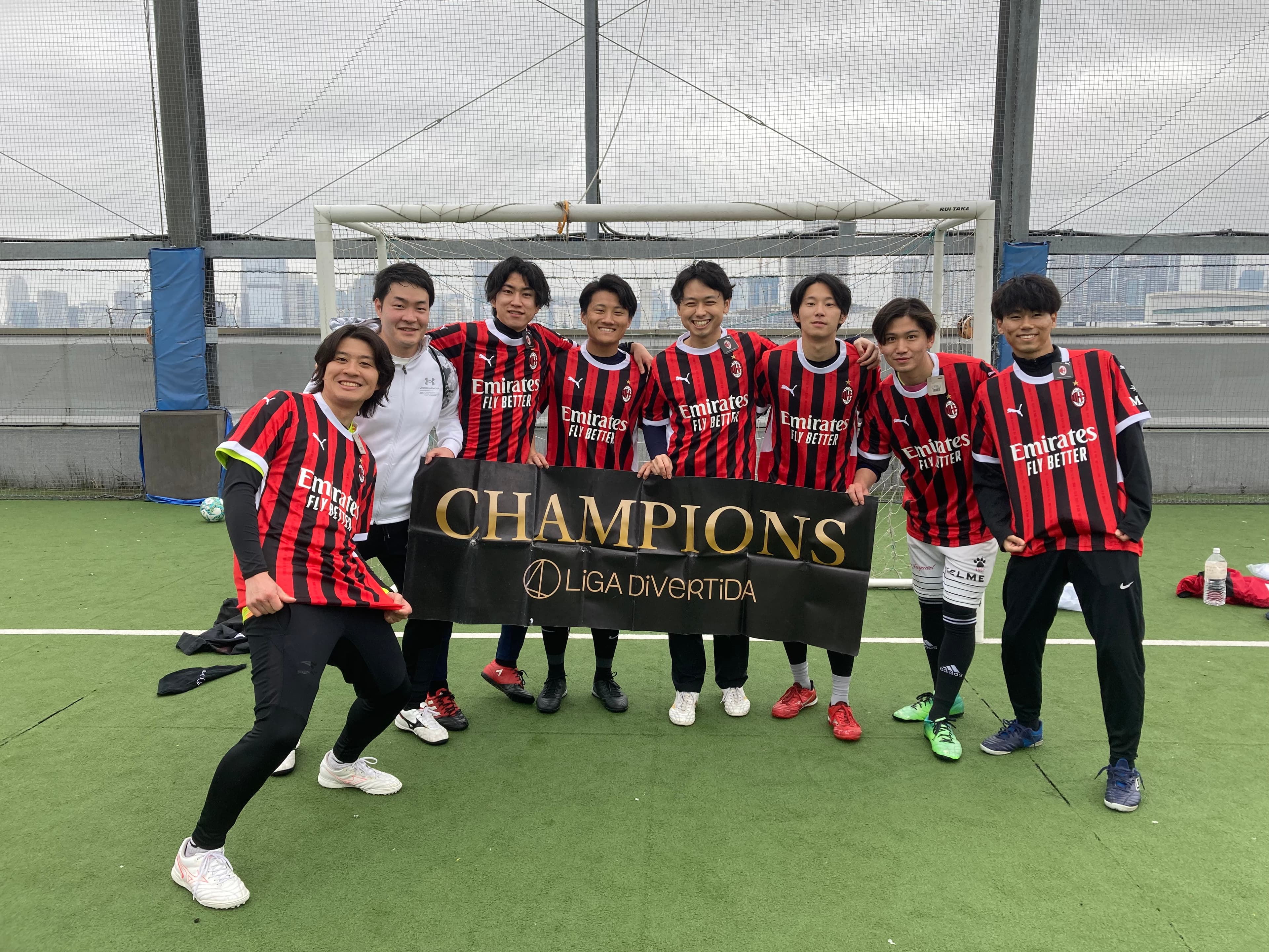 2025年4月13日 有明 BUDDYスポーツアリーナ 屋上人工芝コート フットサル 大会風景