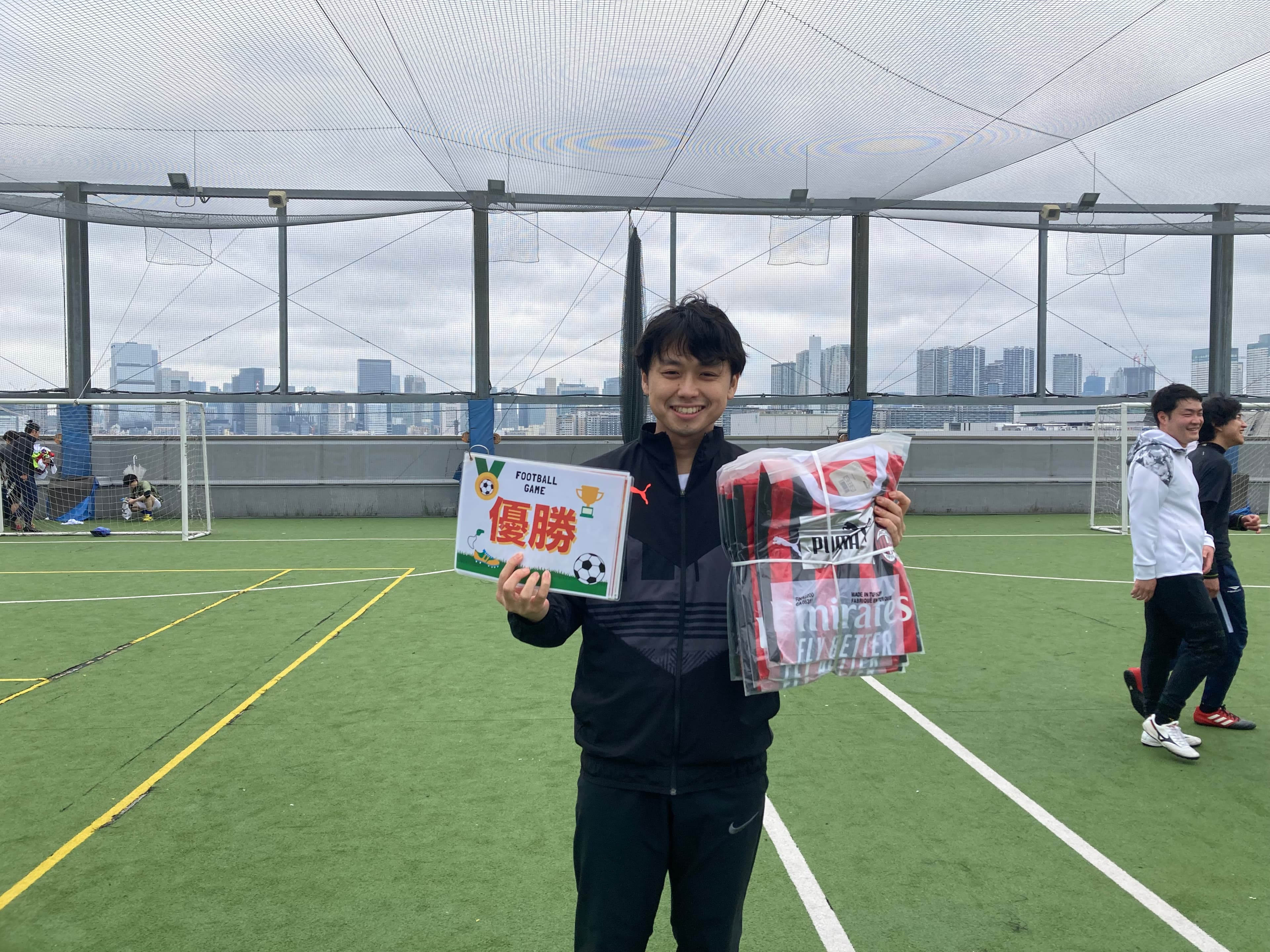 2025年4月13日 有明 BUDDYスポーツアリーナ 屋上人工芝コート フットサル 大会風景