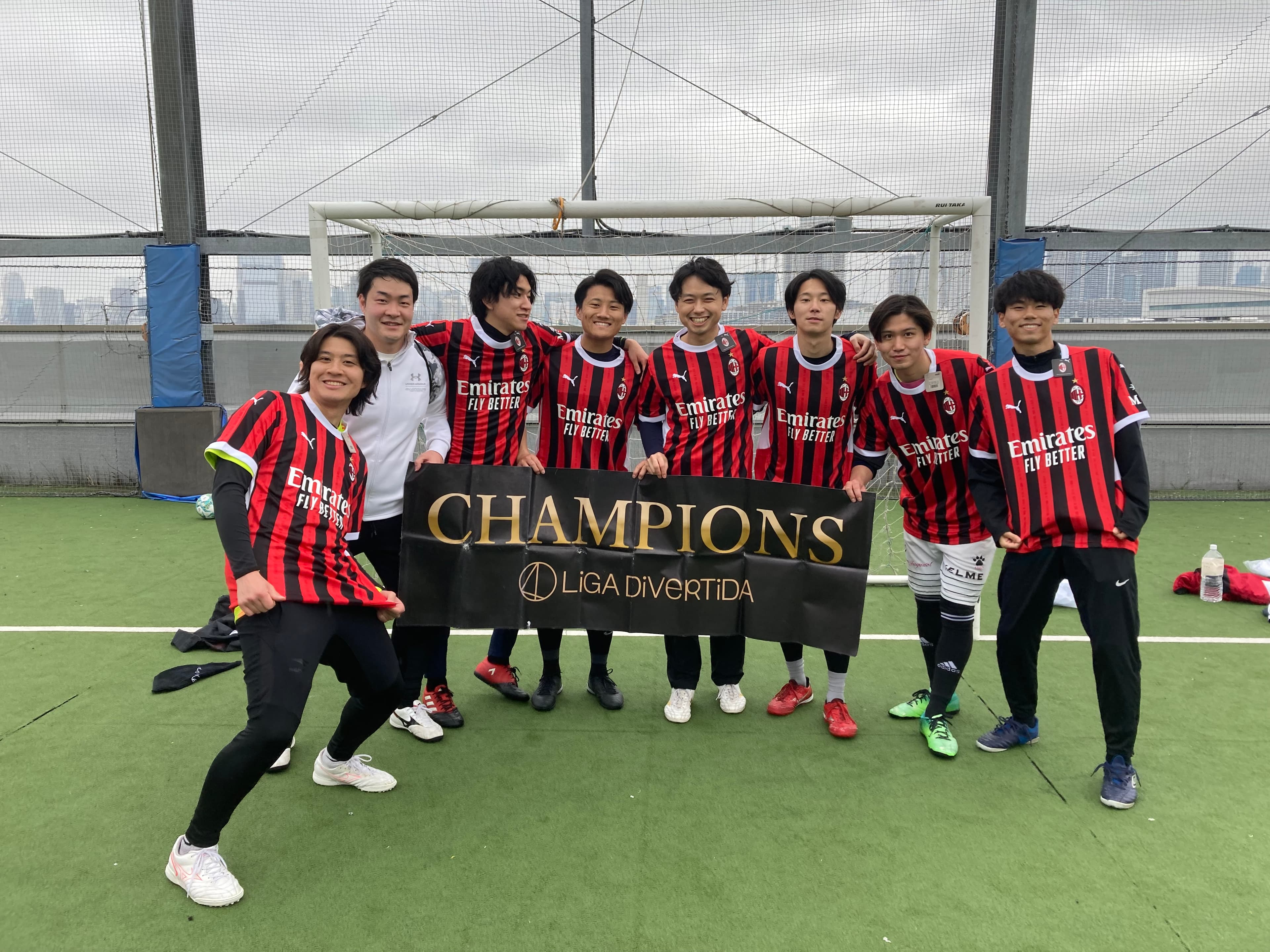 2025年4月13日 有明 BUDDYスポーツアリーナ 屋上人工芝コート フットサル 表彰