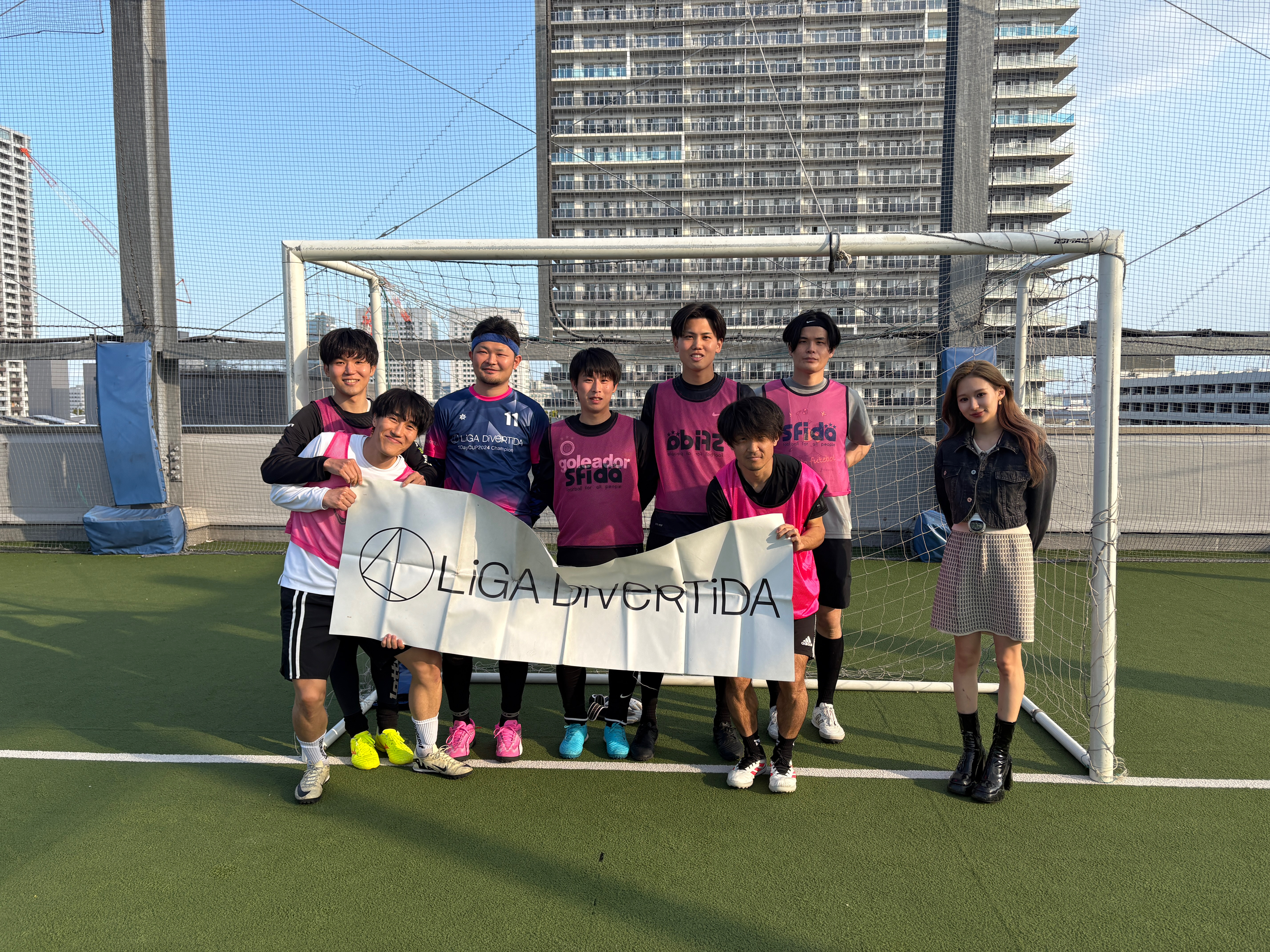 FCレガB - 2025年4月12日 有明 BUDDYスポーツアリーナ 屋上人工芝コート
