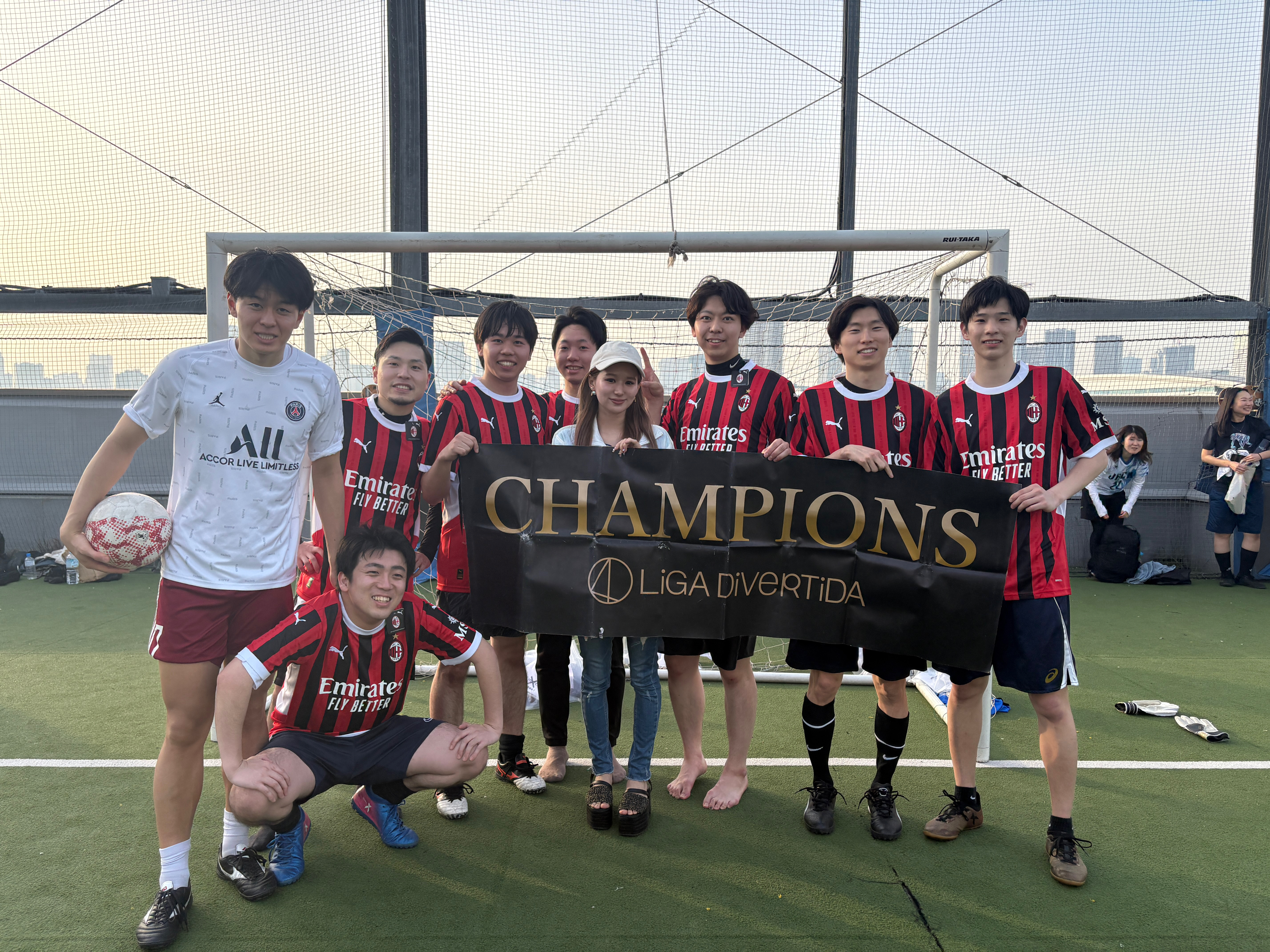2025年4月19日 有明 BUDDYスポーツアリーナ 屋上人工芝コート フットサル 表彰
