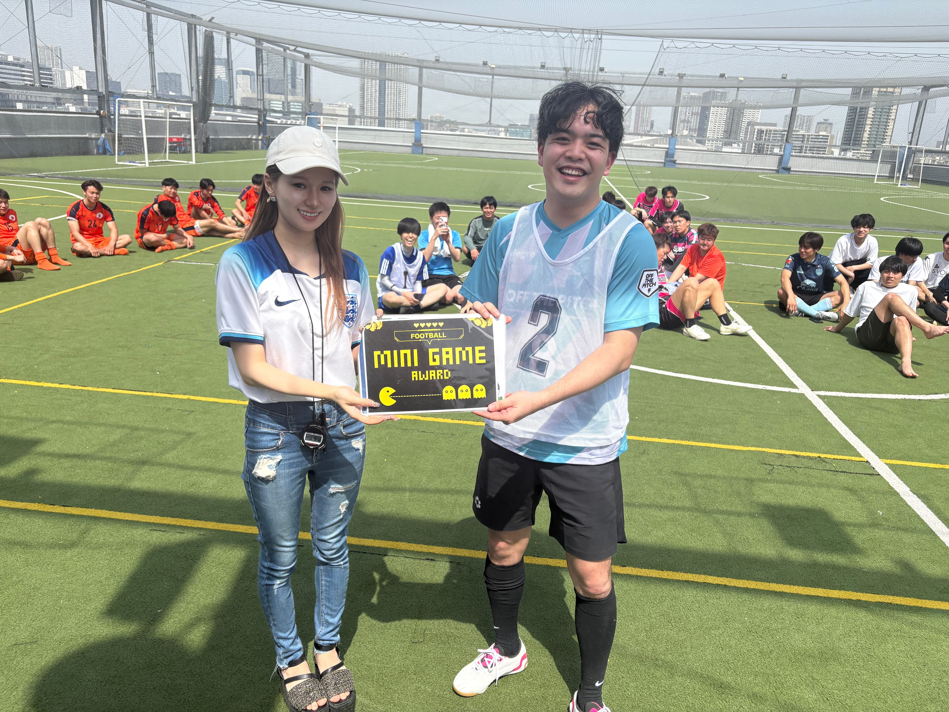 2025年4月19日 有明 BUDDYスポーツアリーナ 屋上人工芝コート フットサル 大会風景