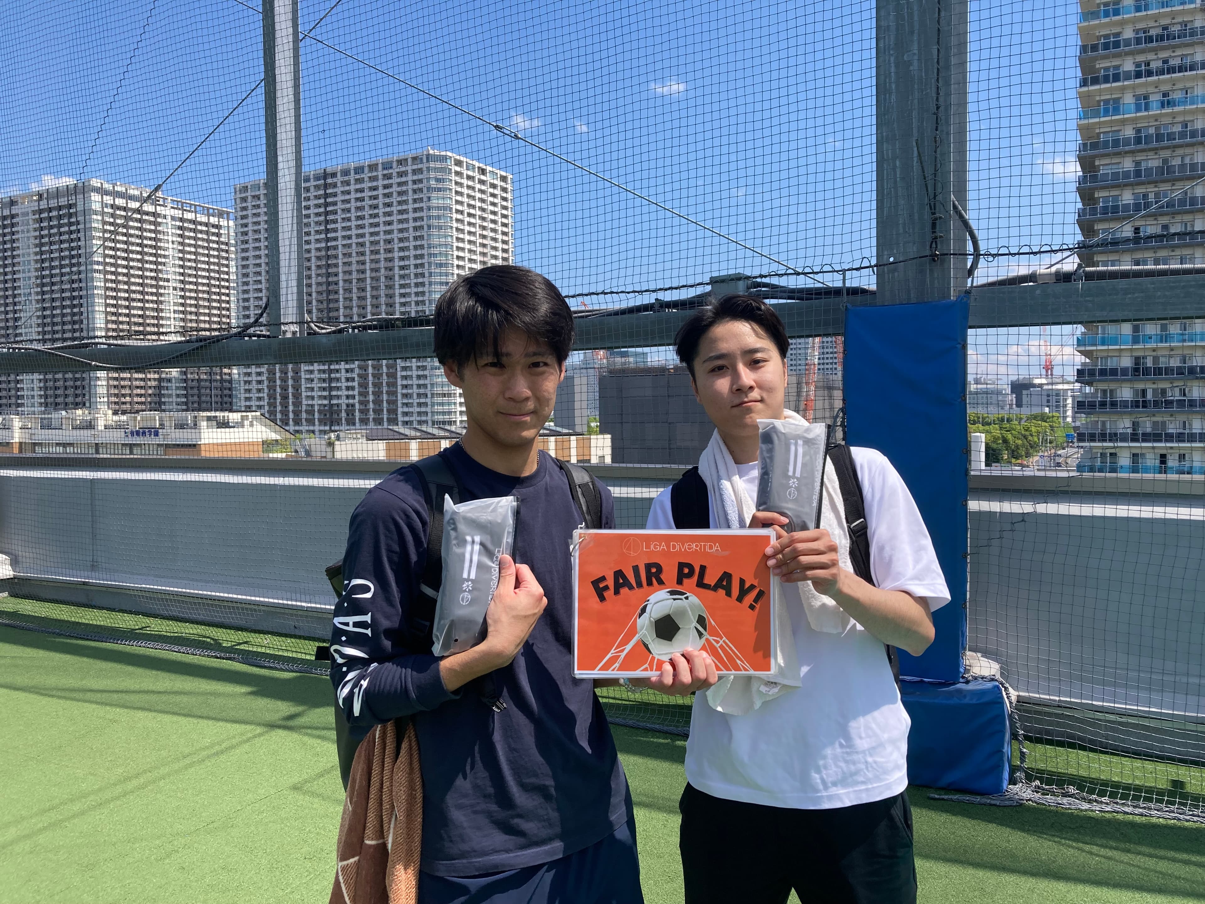 2025年4月29日 有明 BUDDYスポーツアリーナ 屋上人工芝コート フットサル 大会風景