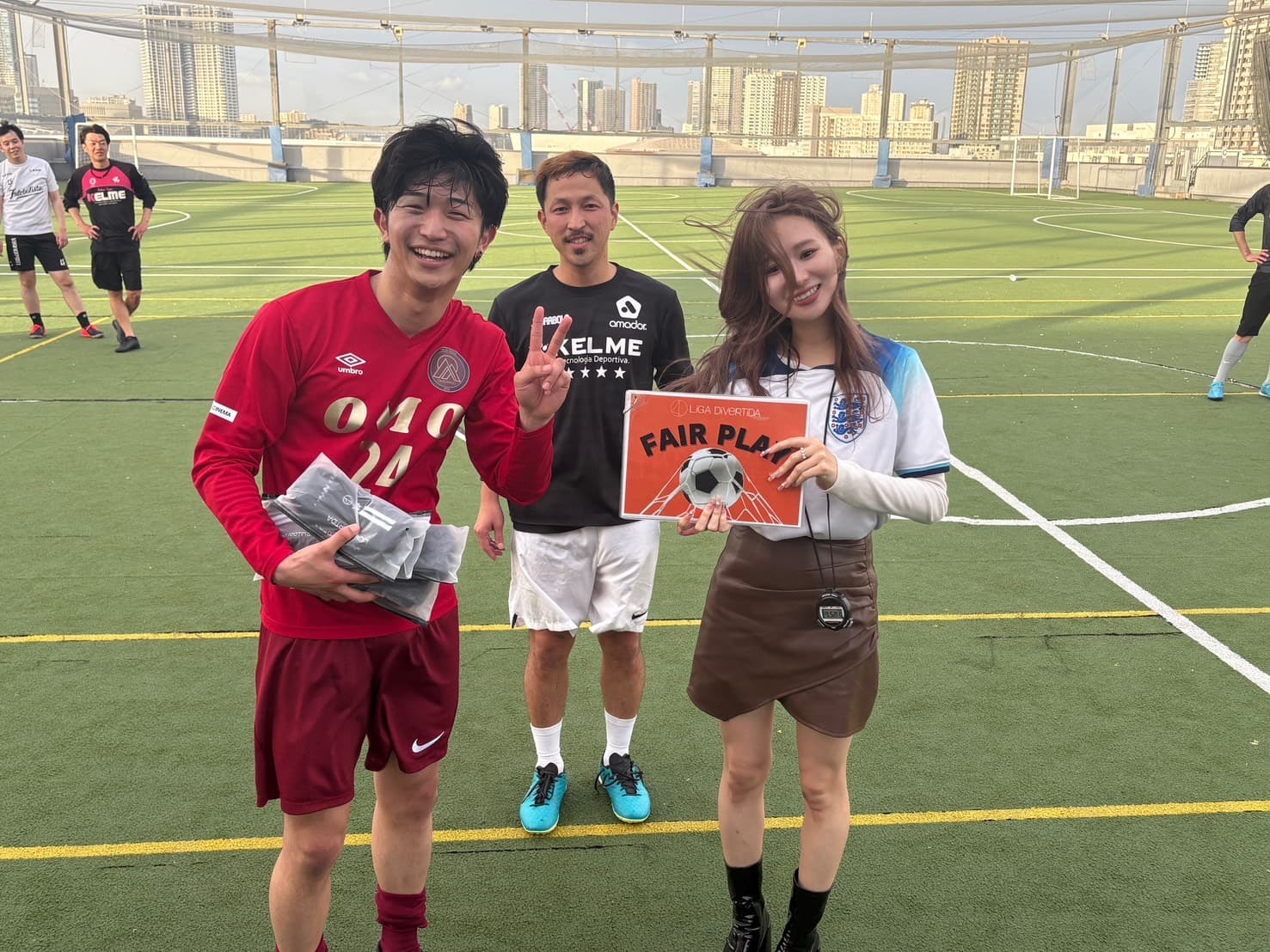 2025年5月10日 有明 BUDDYスポーツアリーナ 屋上人工芝コート フットサル 大会風景