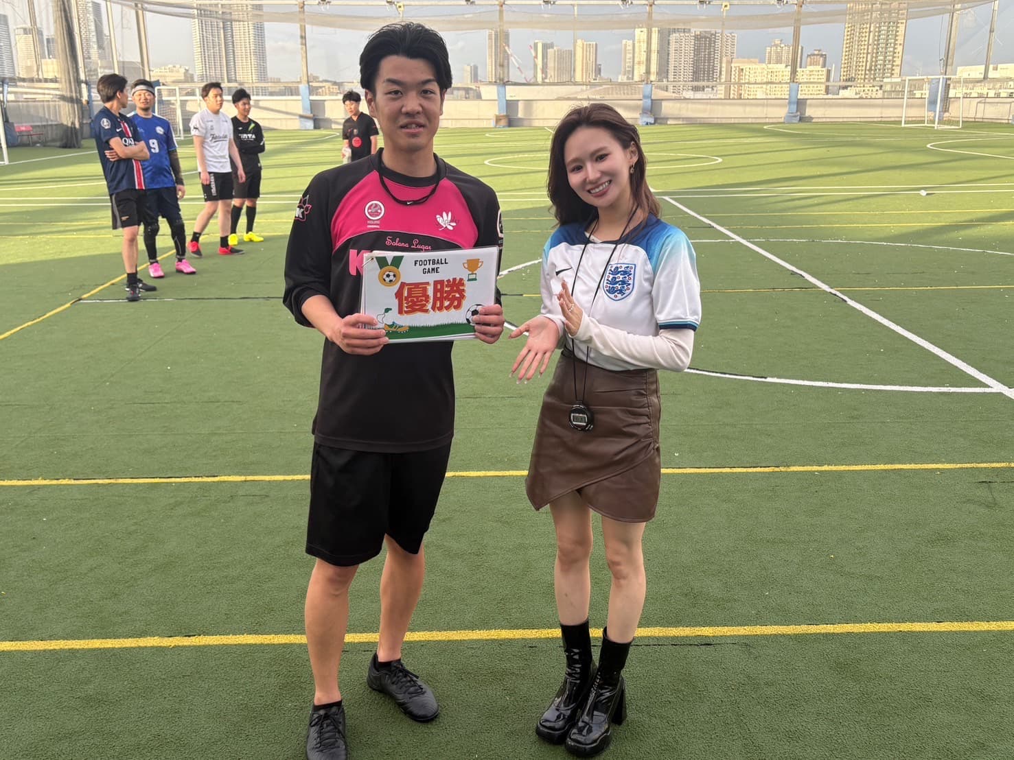 2025年5月10日 有明 BUDDYスポーツアリーナ 屋上人工芝コート フットサル 大会風景