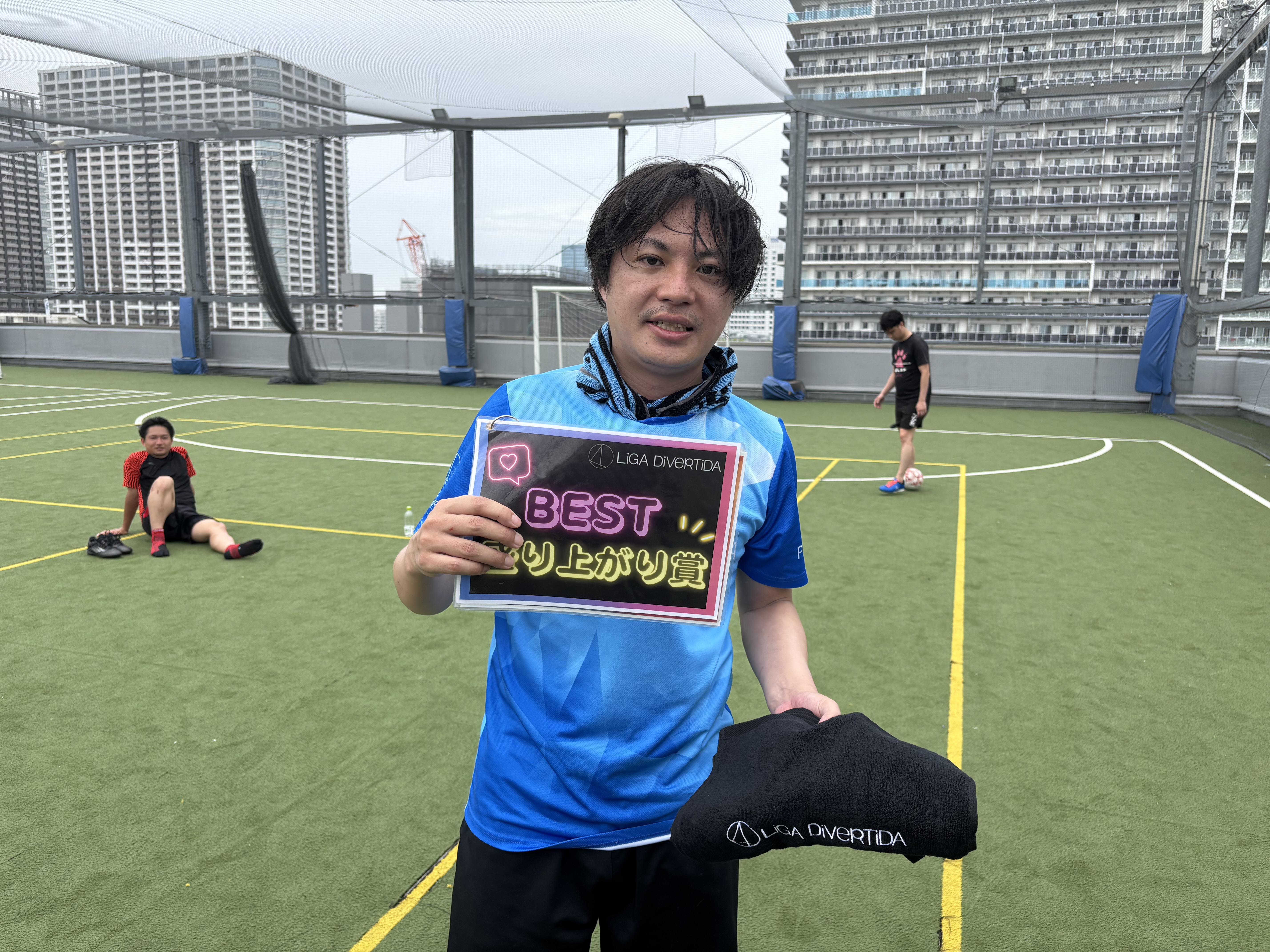 2025年5月18日 有明 BUDDYスポーツアリーナ 屋上人工芝コート フットサル 大会風景