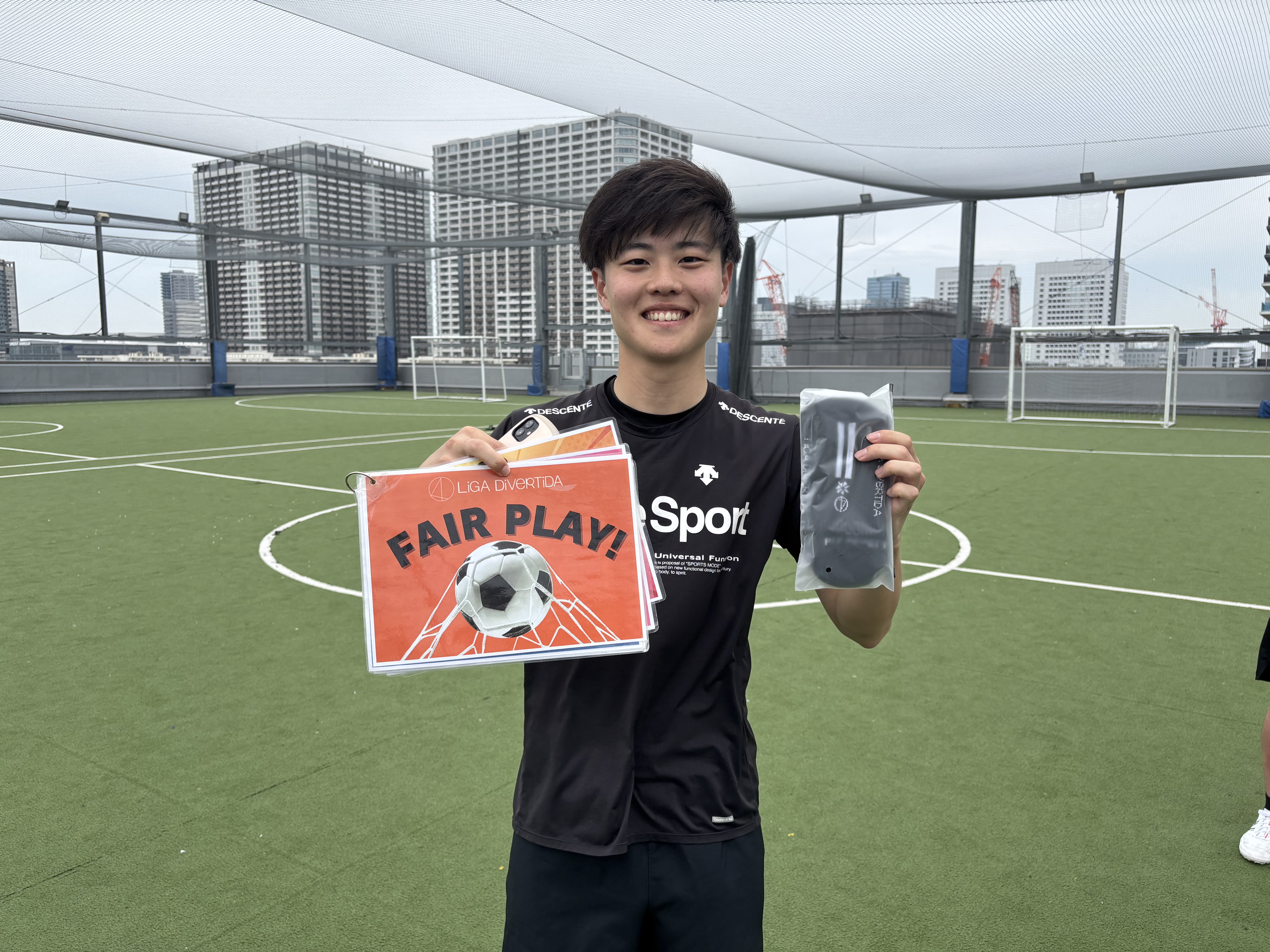 2025年5月18日 有明 BUDDYスポーツアリーナ 屋上人工芝コート フットサル 大会風景