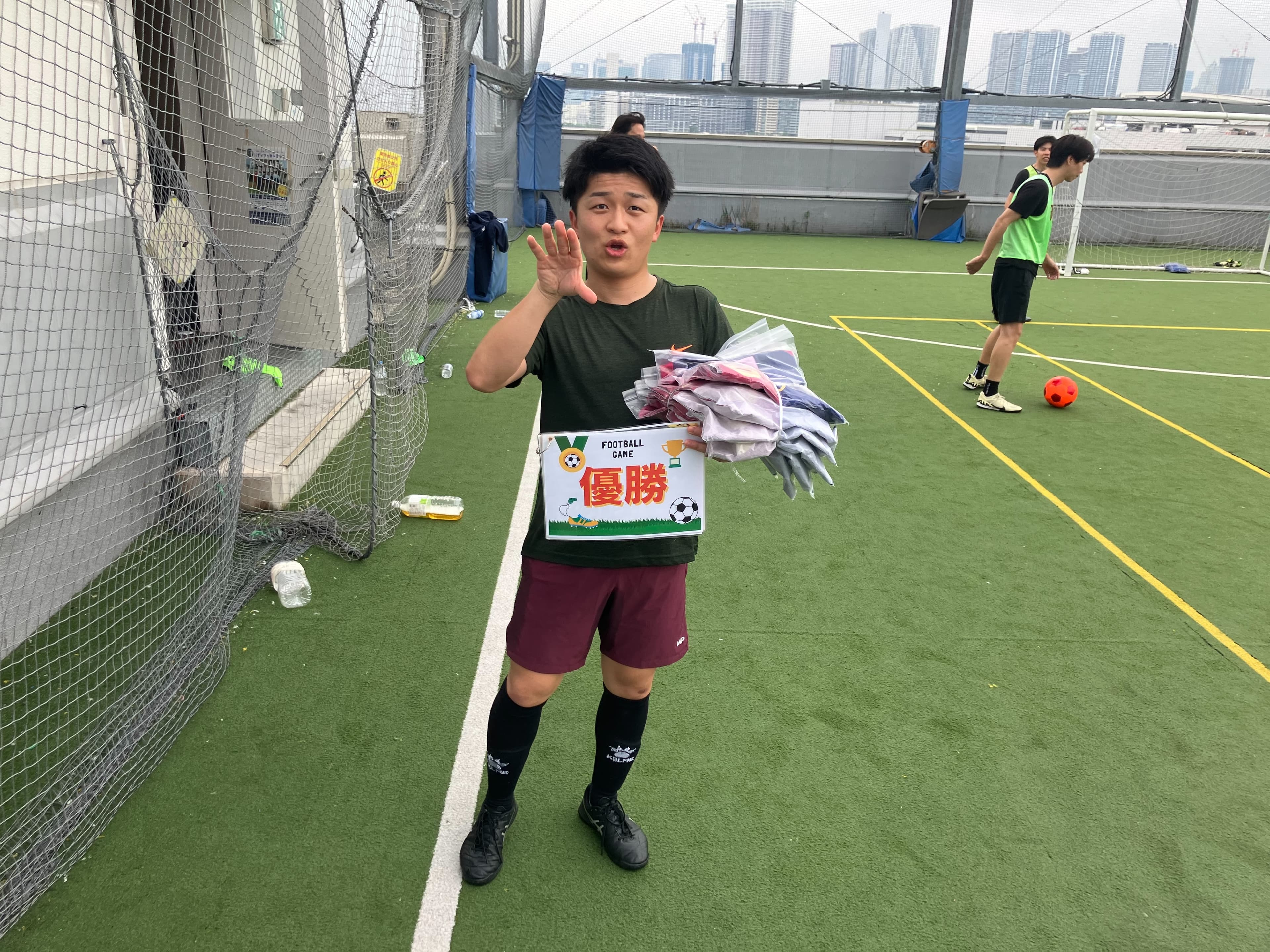 2025年5月25日 有明 BUDDYスポーツアリーナ 屋上人工芝コート フットサル 大会風景