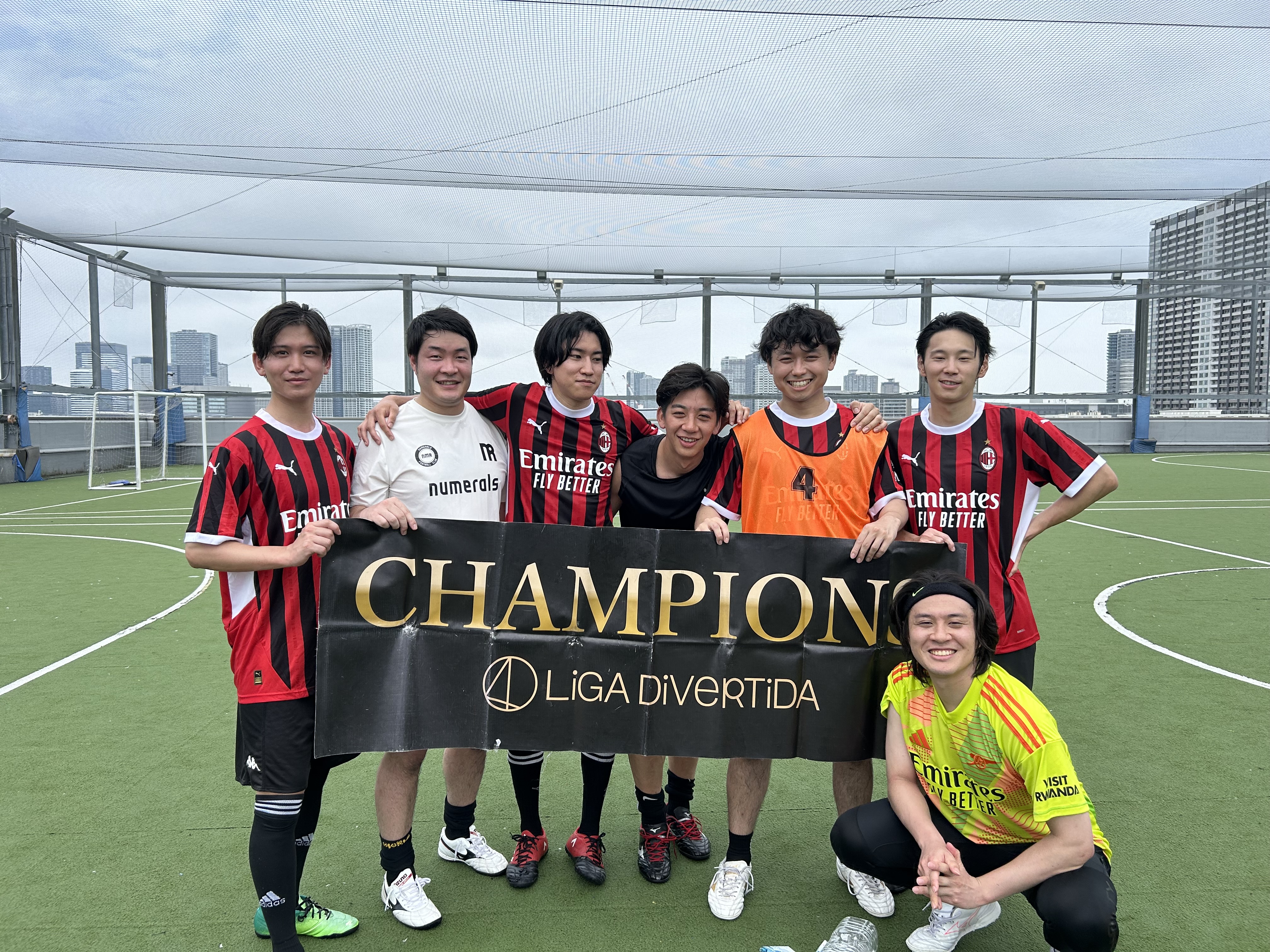 2025年6月15日 有明 BUDDYスポーツアリーナ 屋上人工芝コート フットサル 大会風景
