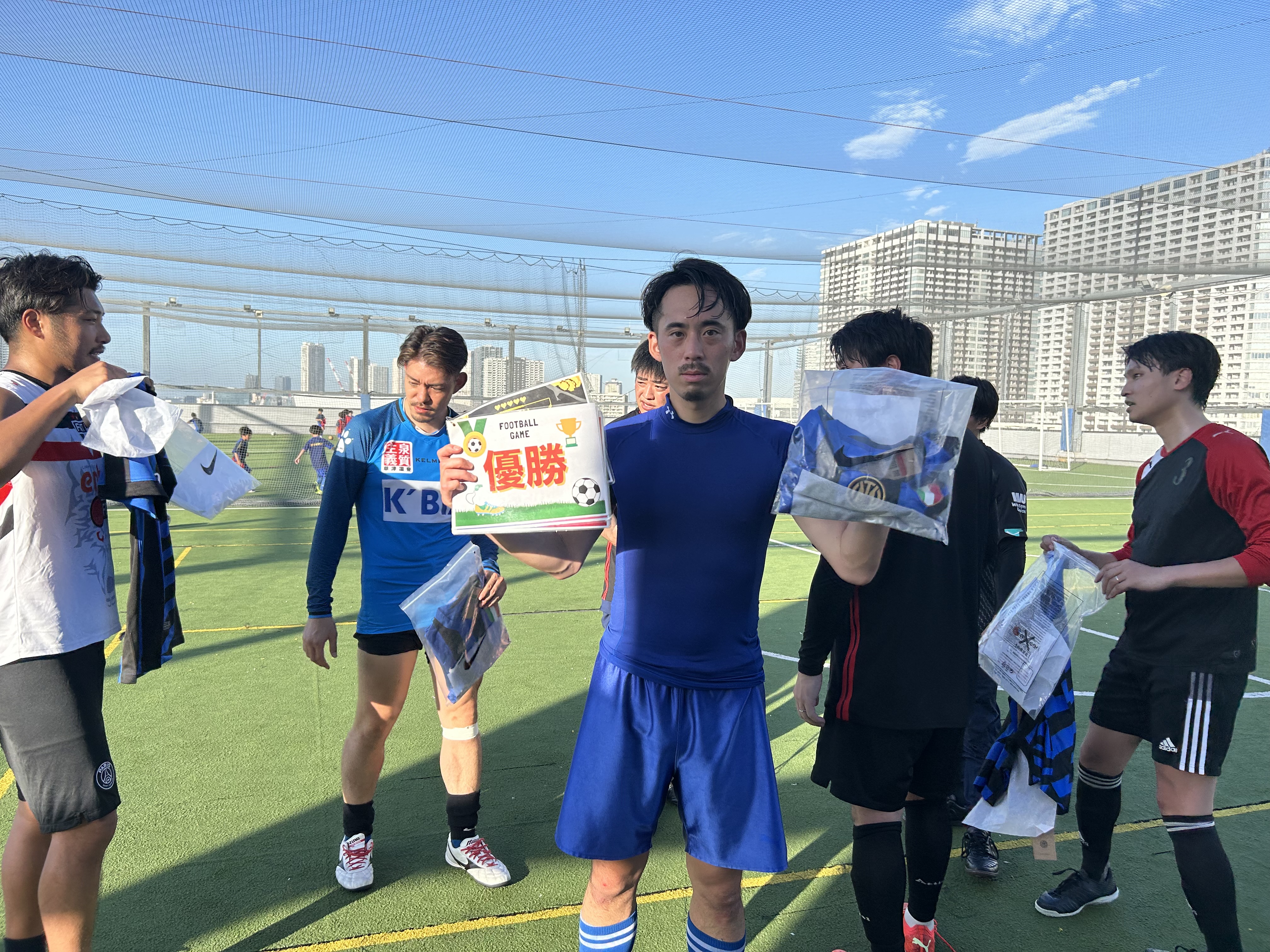 2025年6月15日 有明 BUDDYスポーツアリーナ 屋上人工芝コート フットサル 大会風景