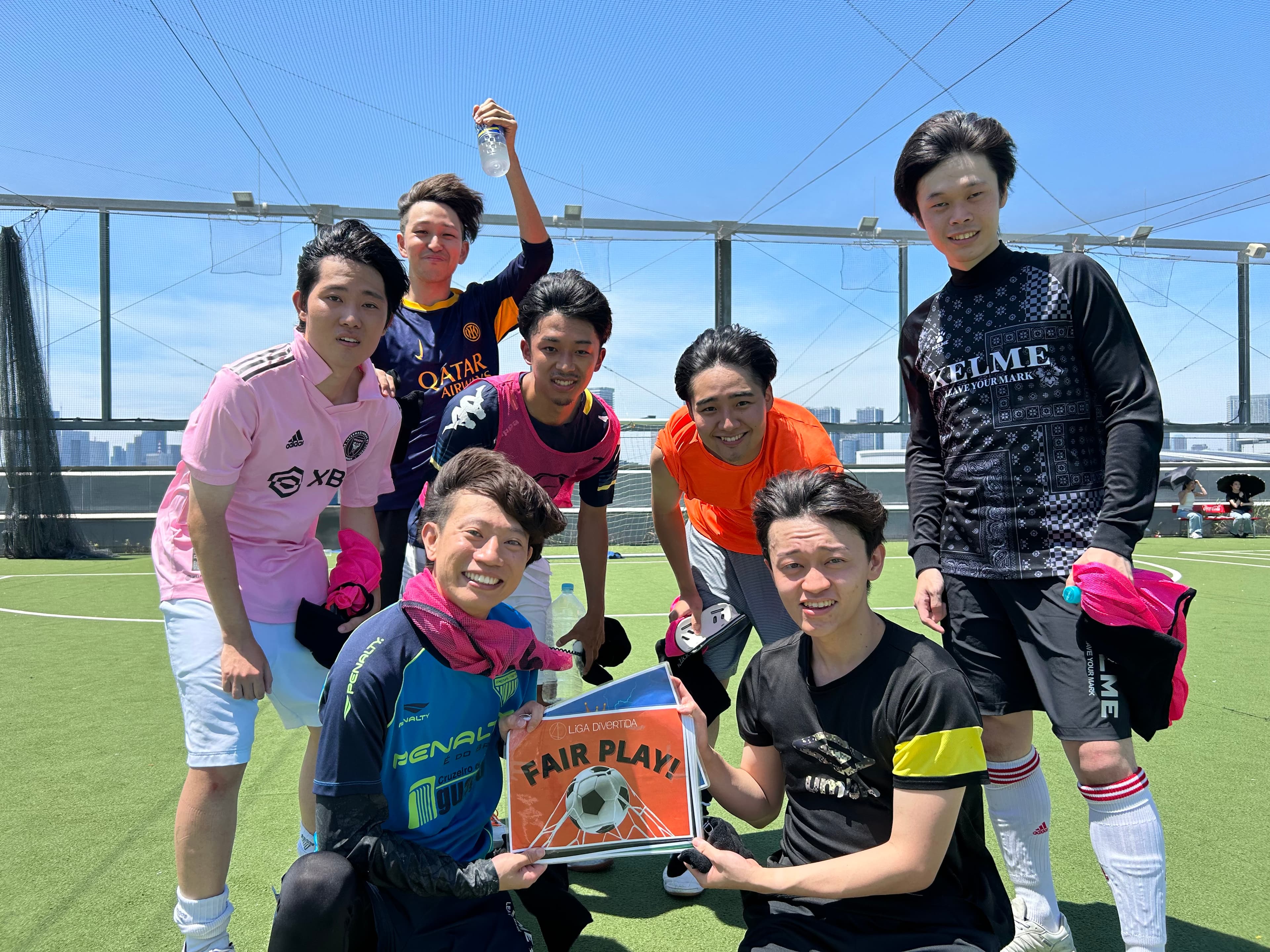 2025年6月22日 有明 BUDDYスポーツアリーナ 屋上人工芝コート フットサル 大会風景