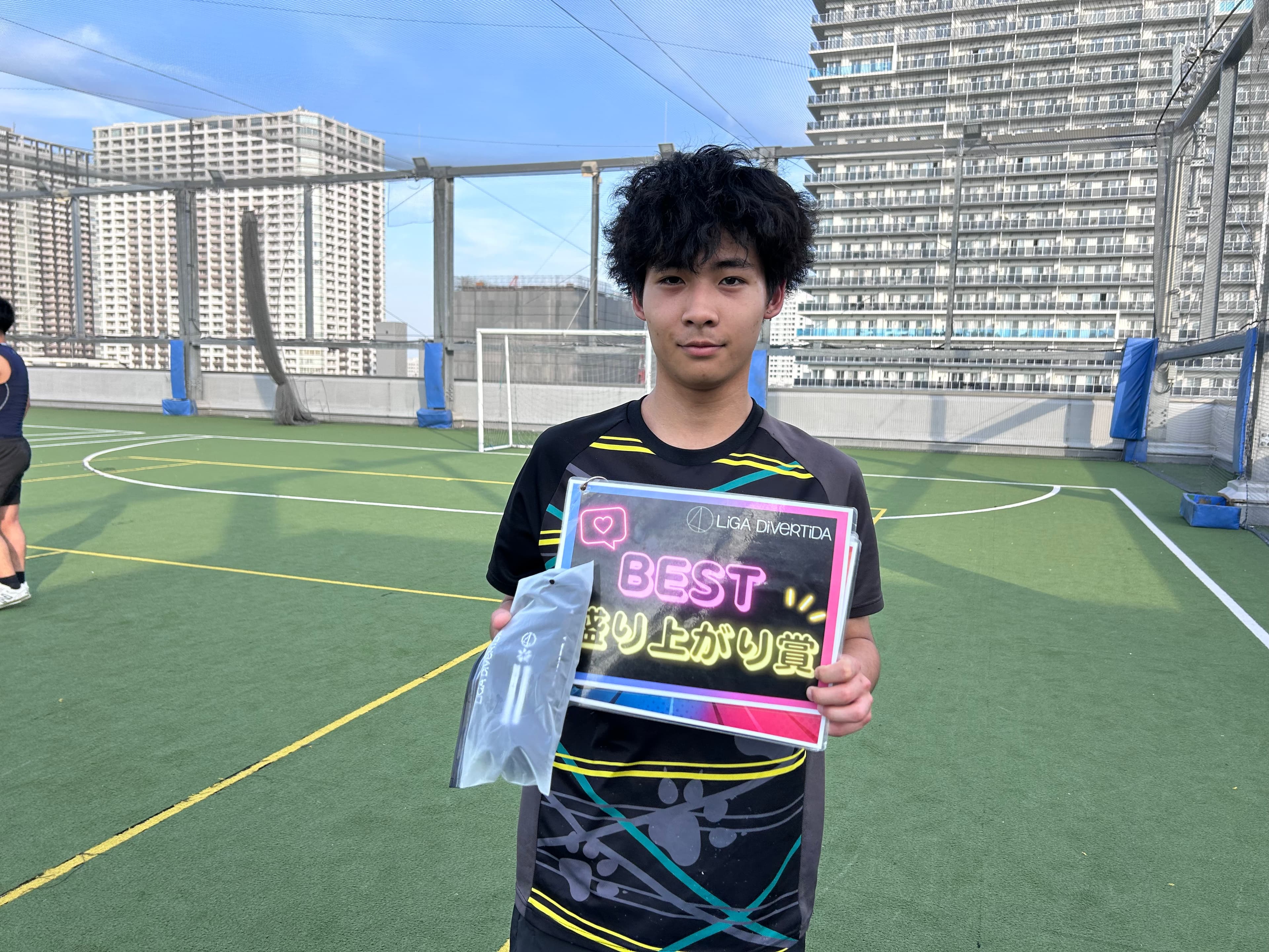 2025年6月29日 有明 BUDDYスポーツアリーナ 屋上人工芝コート フットサル 大会風景