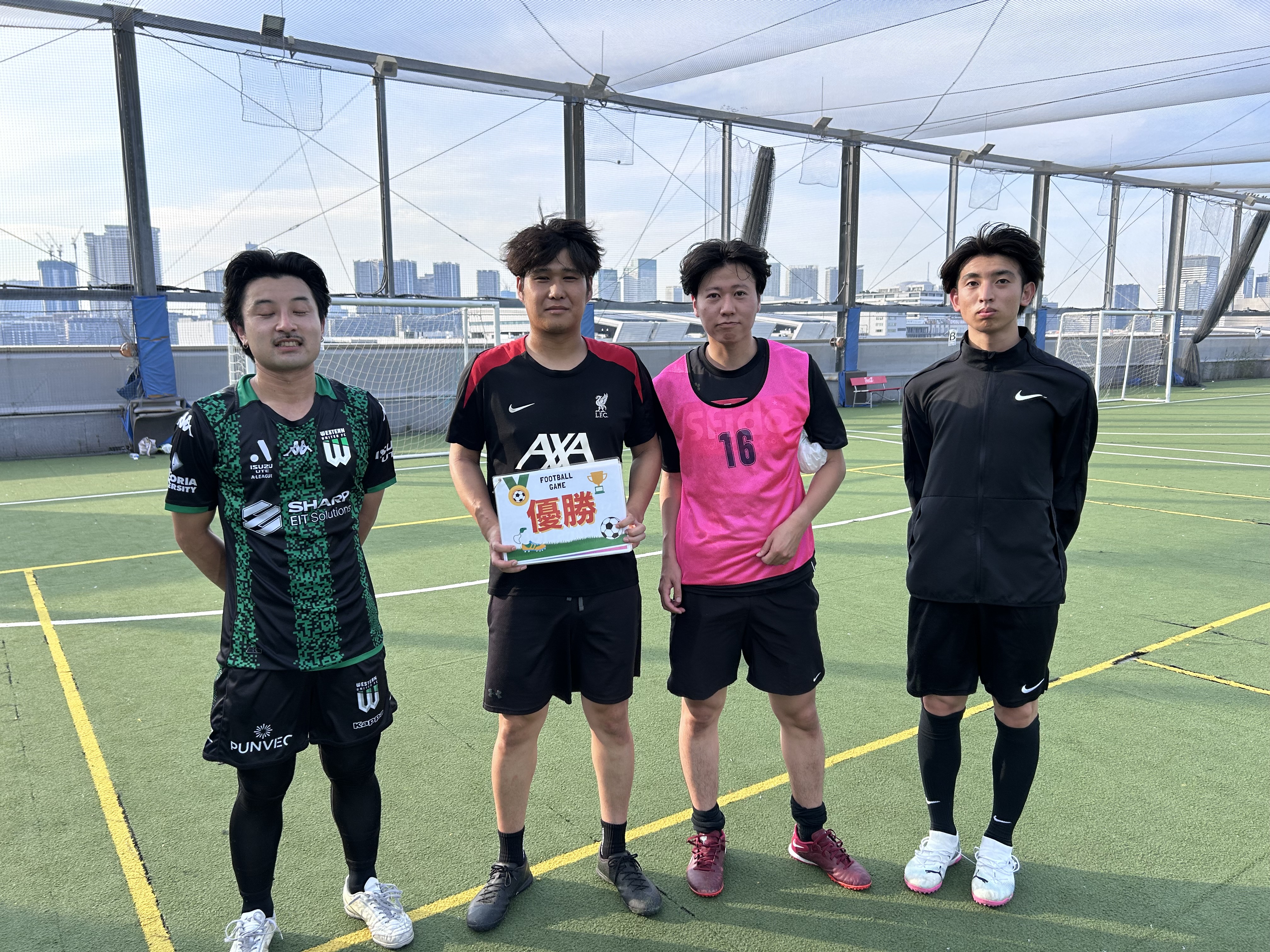 2025年6月29日 有明 BUDDYスポーツアリーナ 屋上人工芝コート フットサル 大会風景