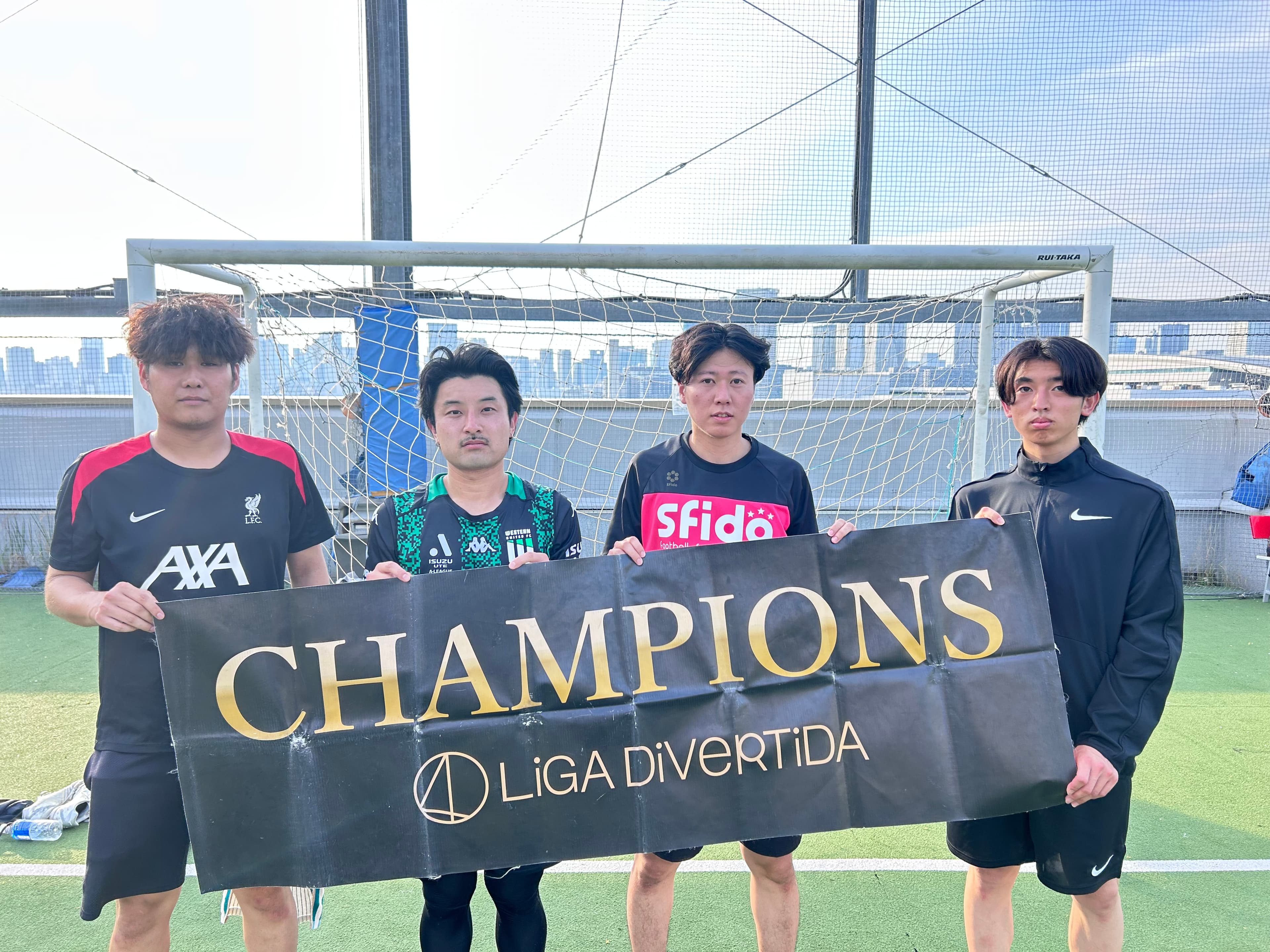2025年6月29日 有明 BUDDYスポーツアリーナ 屋上人工芝コート フットサル 表彰