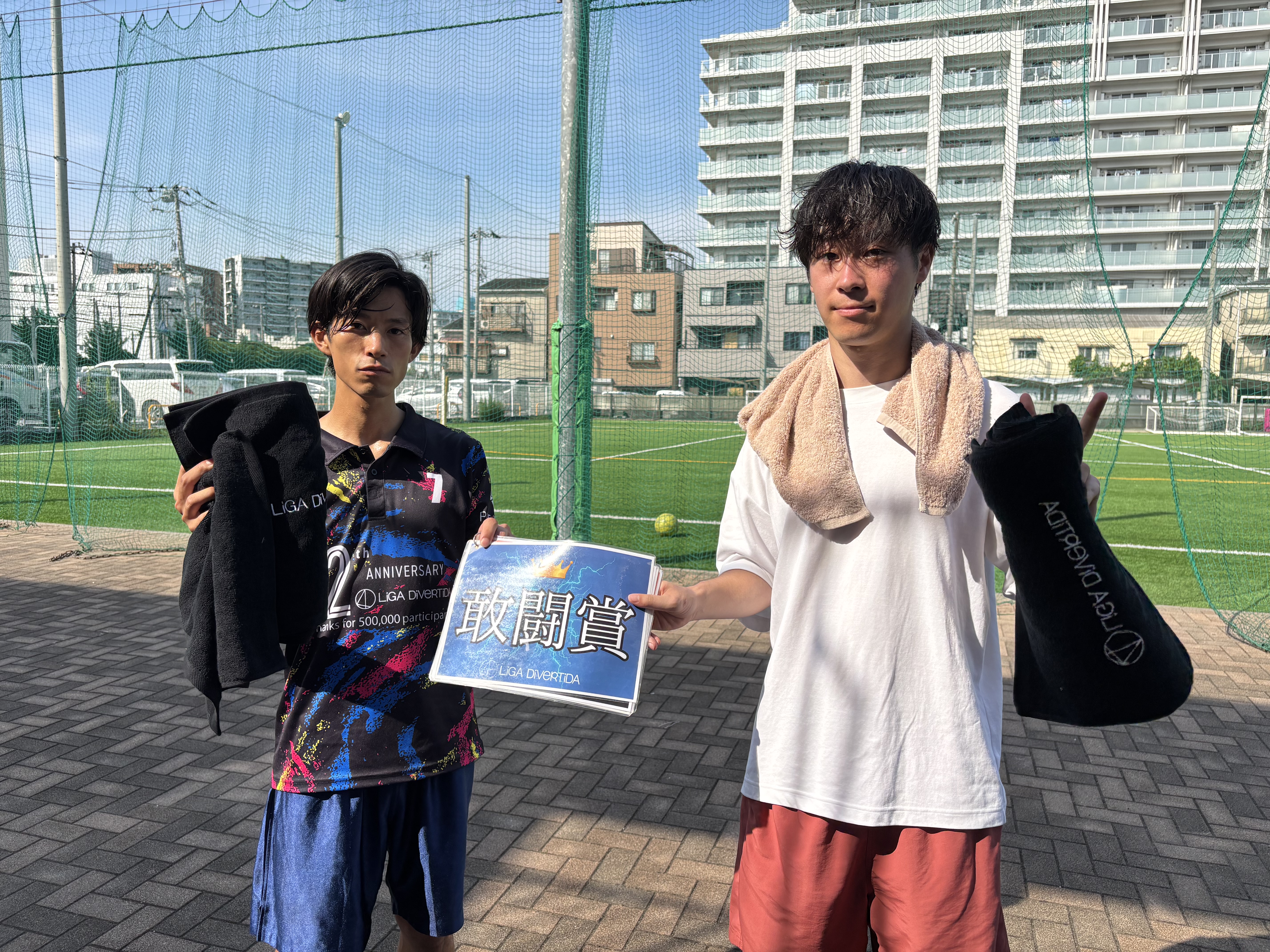 2025年6月29日 豊洲 枝川グラウンド ソサイチ(7人制) 大会風景