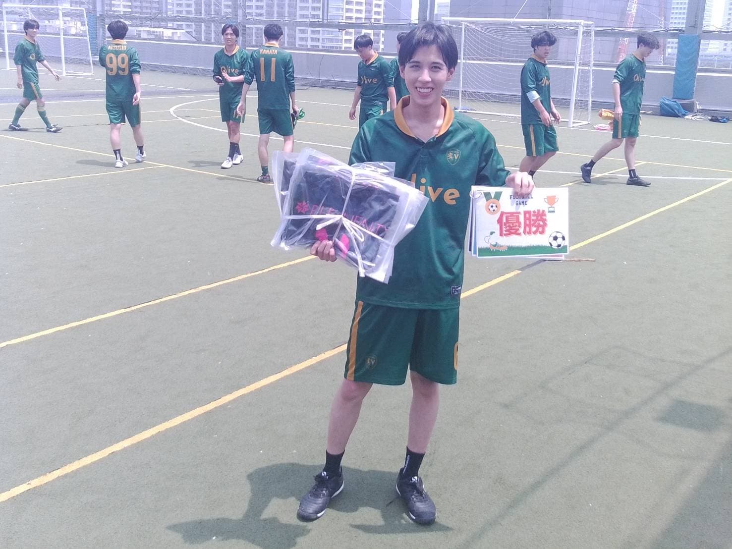 2025年7月6日 有明 BUDDYスポーツアリーナ 屋上人工芝コート フットサル 大会風景