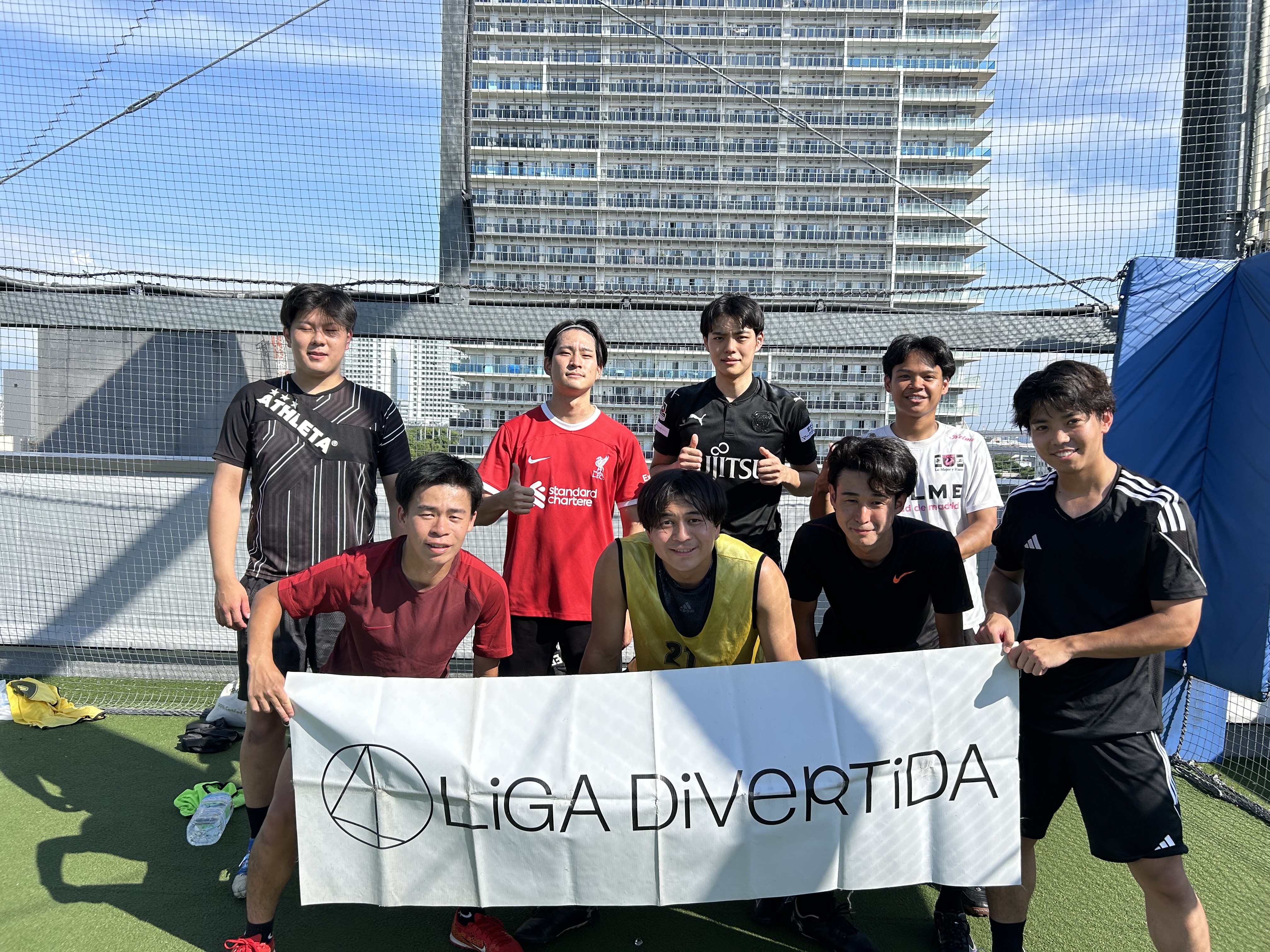 jsc - 2025年7月13日 有明 BUDDYスポーツアリーナ 屋上人工芝コート フットサル