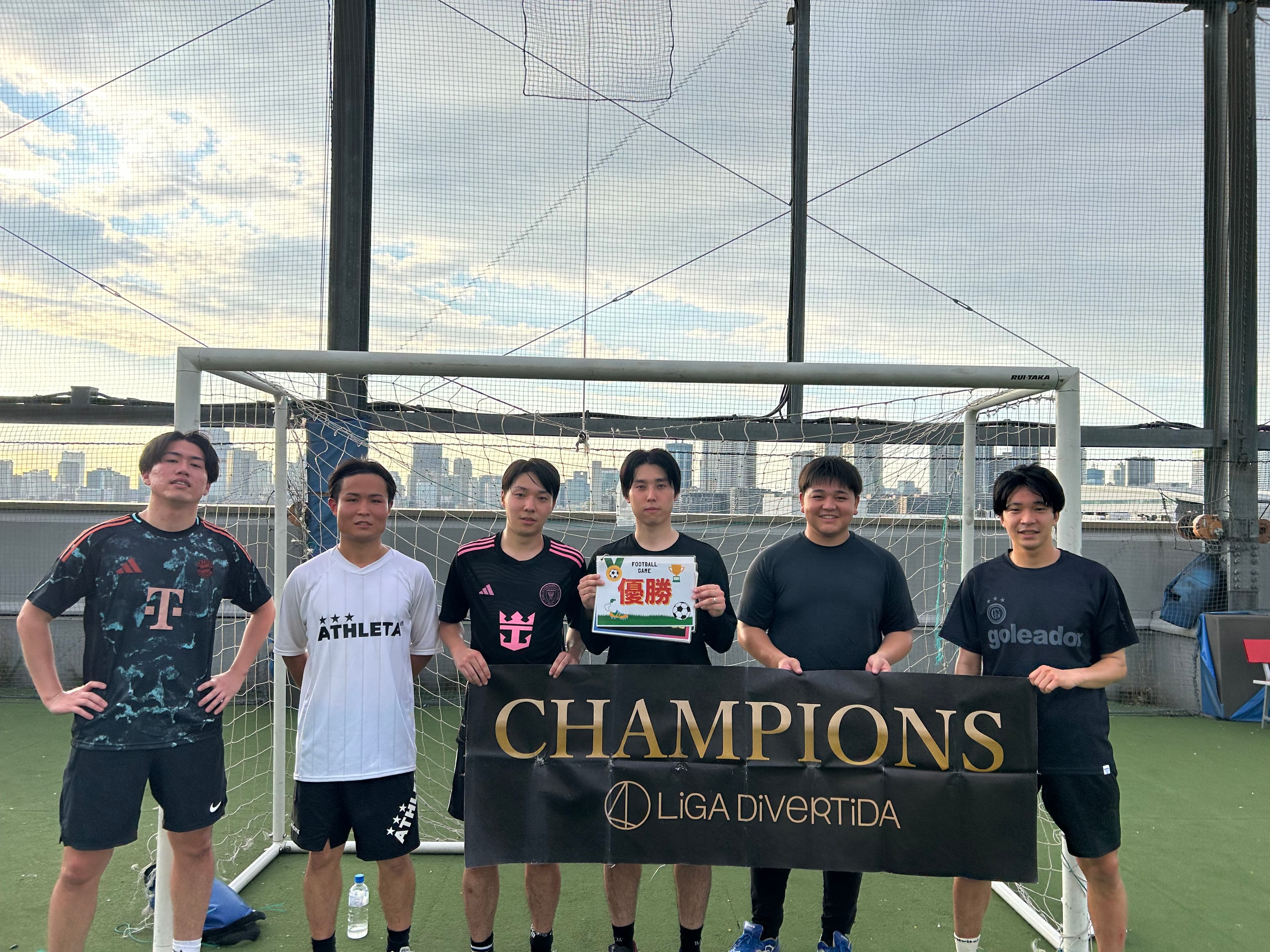 2025年7月13日 有明 BUDDYスポーツアリーナ 屋上人工芝コート フットサル 大会風景