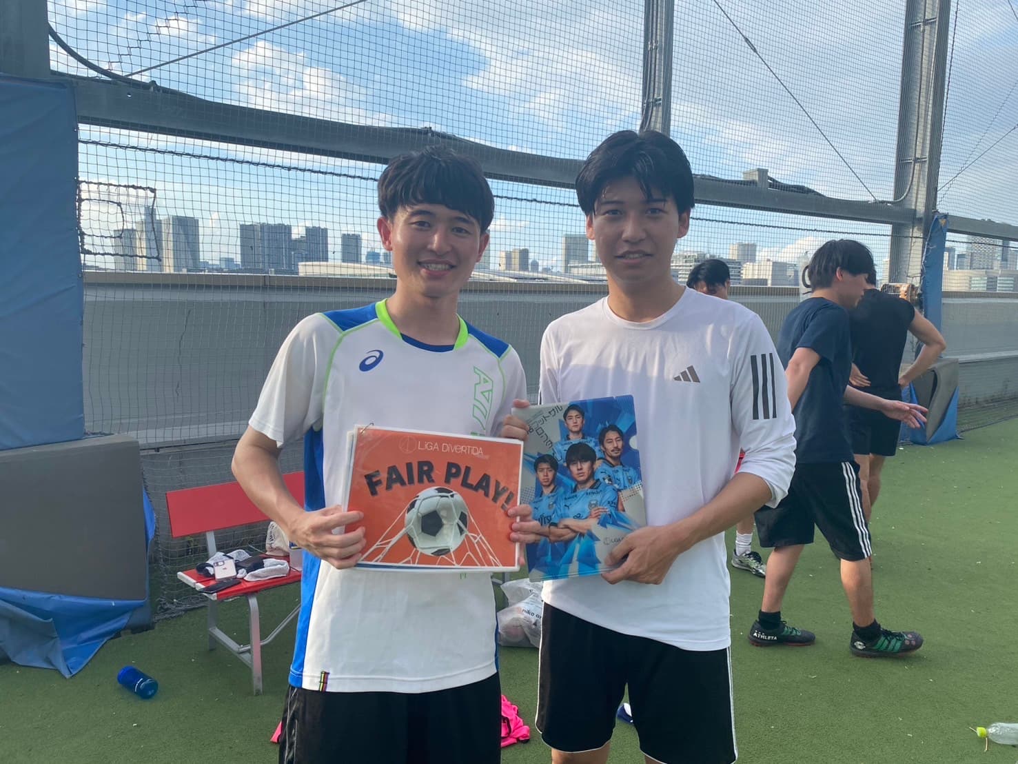 2025年7月13日 有明 BUDDYスポーツアリーナ 屋上人工芝コート フットサル 大会風景