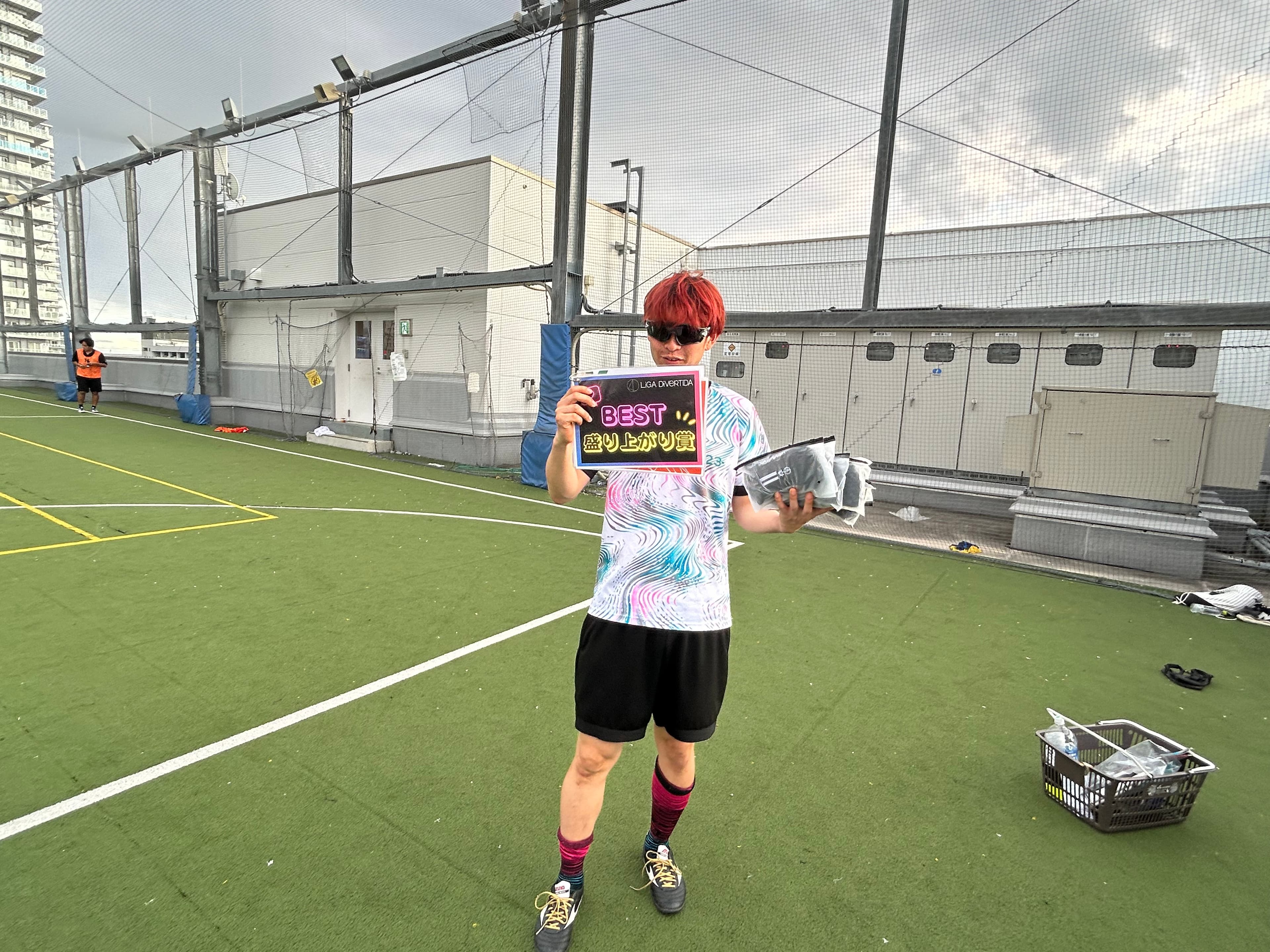 2025年7月13日 有明 BUDDYスポーツアリーナ 屋上人工芝コート フットサル 大会風景
