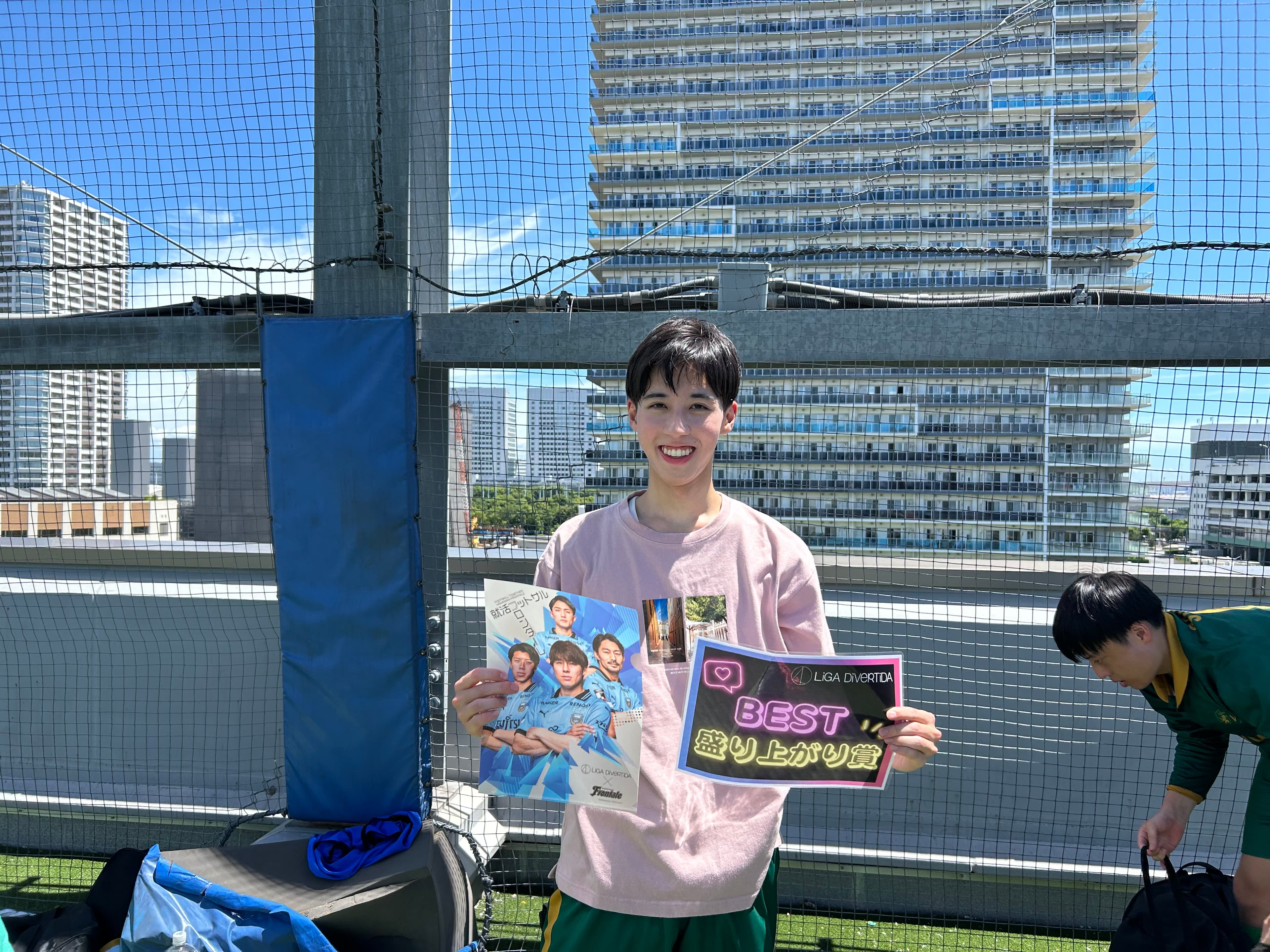 2025年7月20日 有明 BUDDYスポーツアリーナ 屋上人工芝コート フットサル 大会風景