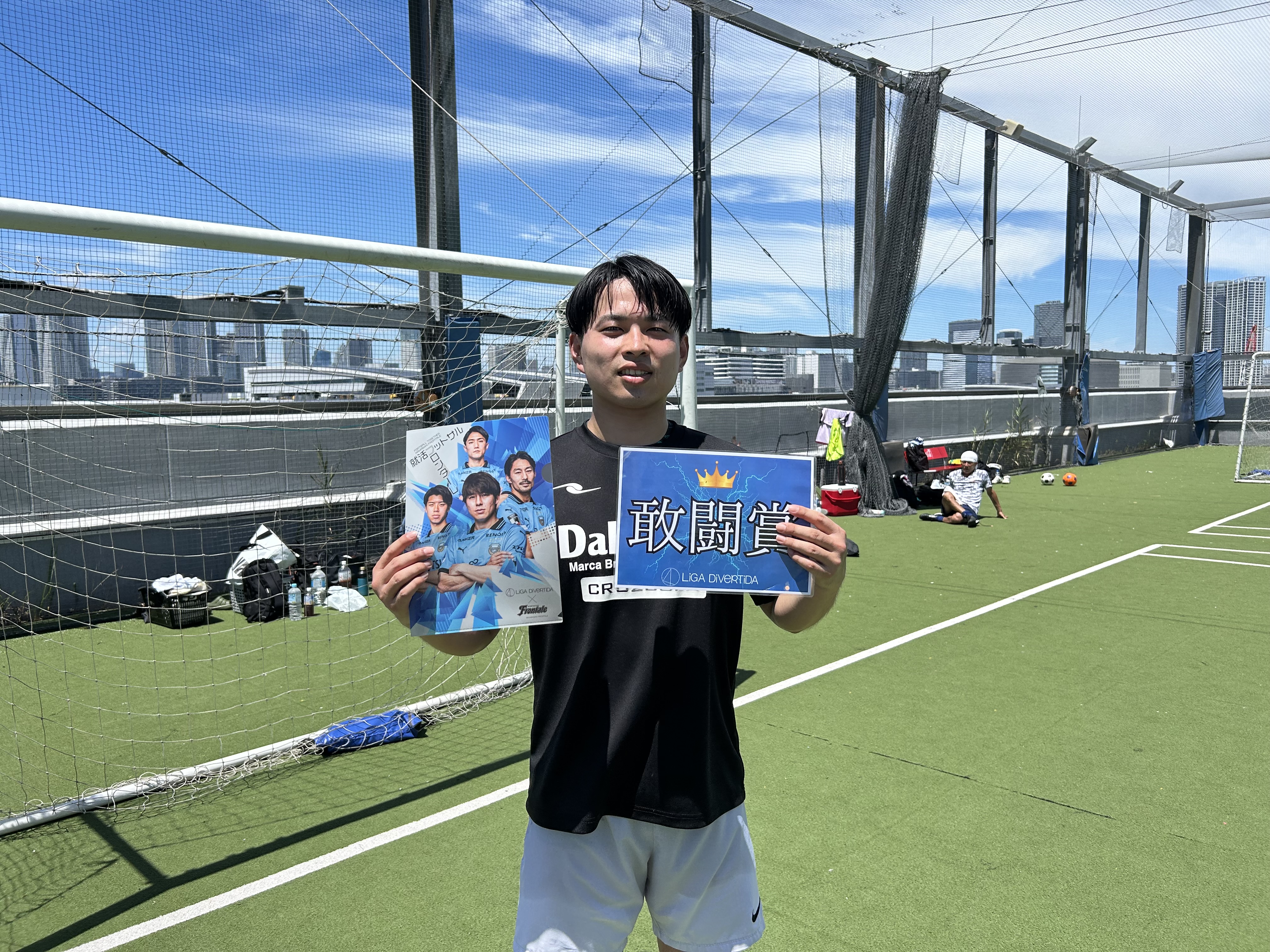 2025年7月20日 有明 BUDDYスポーツアリーナ 屋上人工芝コート フットサル 大会風景