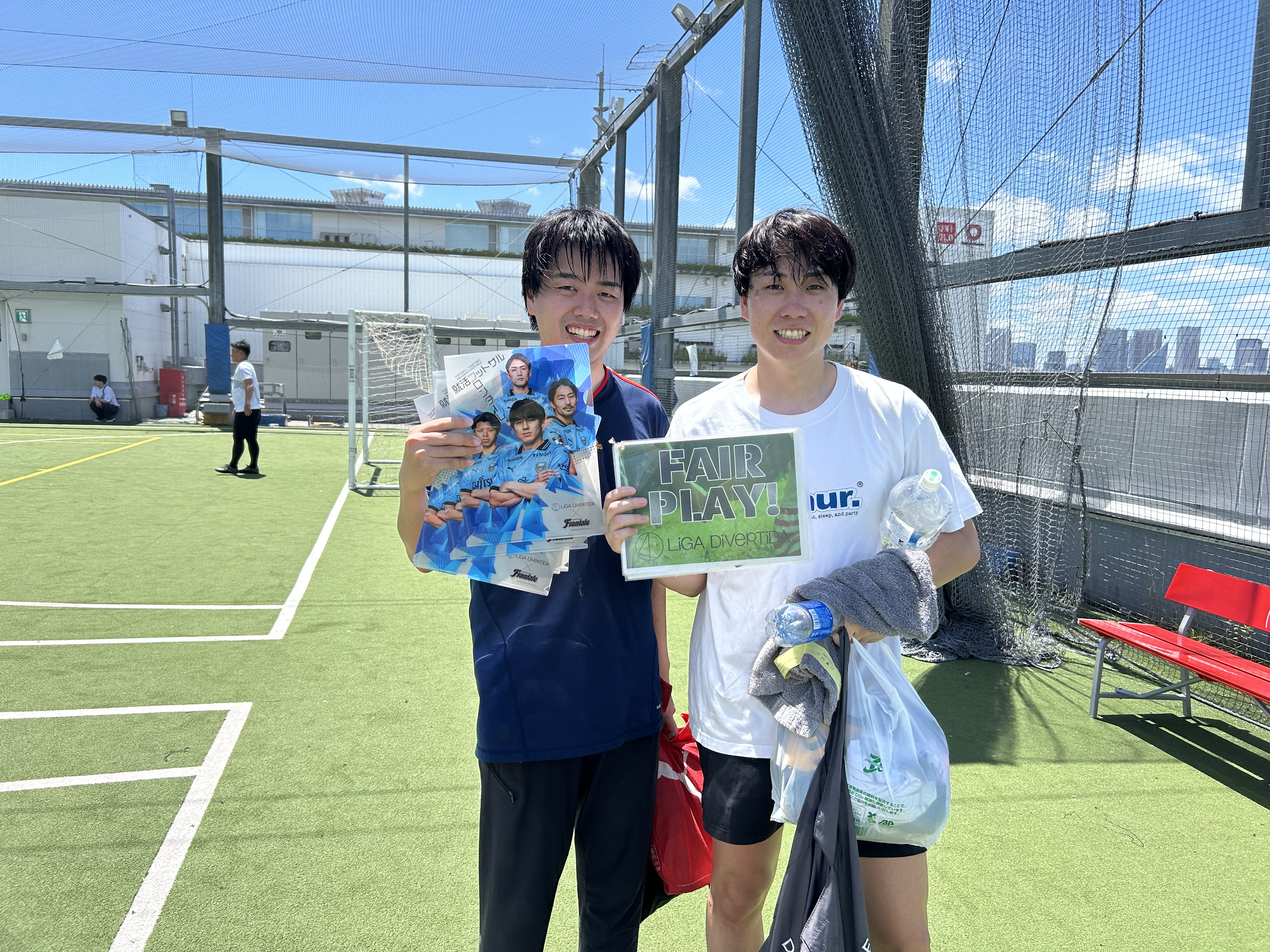2025年7月20日 有明 BUDDYスポーツアリーナ 屋上人工芝コート フットサル 大会風景
