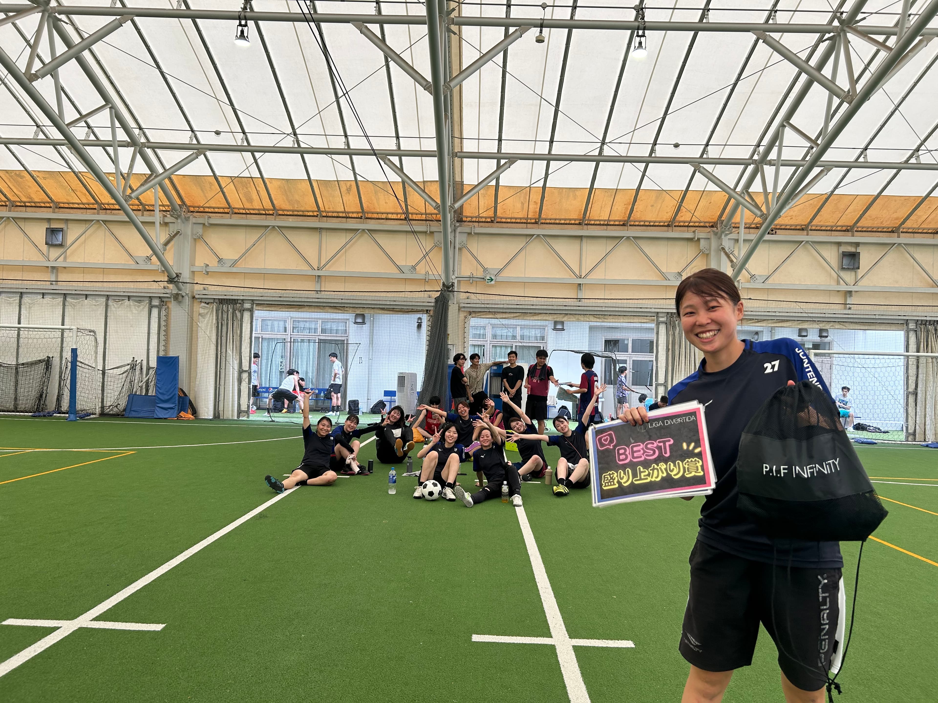 2025年8月16日 LIGARE SPORTS PARK by キッズ大陸 さいたま与野園 フットサル 大会風景