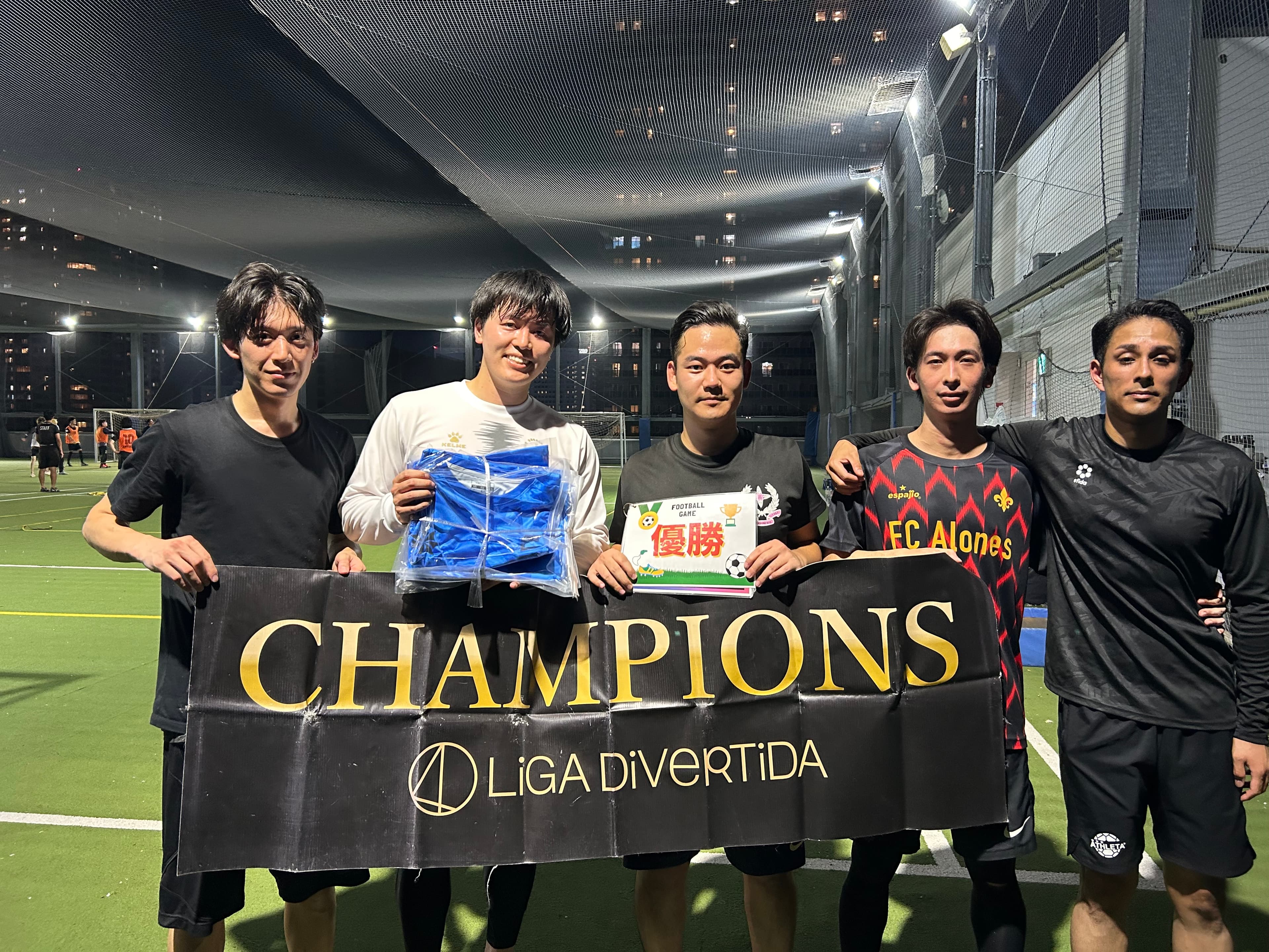 2025年8月30日 有明 BUDDYスポーツアリーナ 屋上人工芝コート フットサル 表彰
