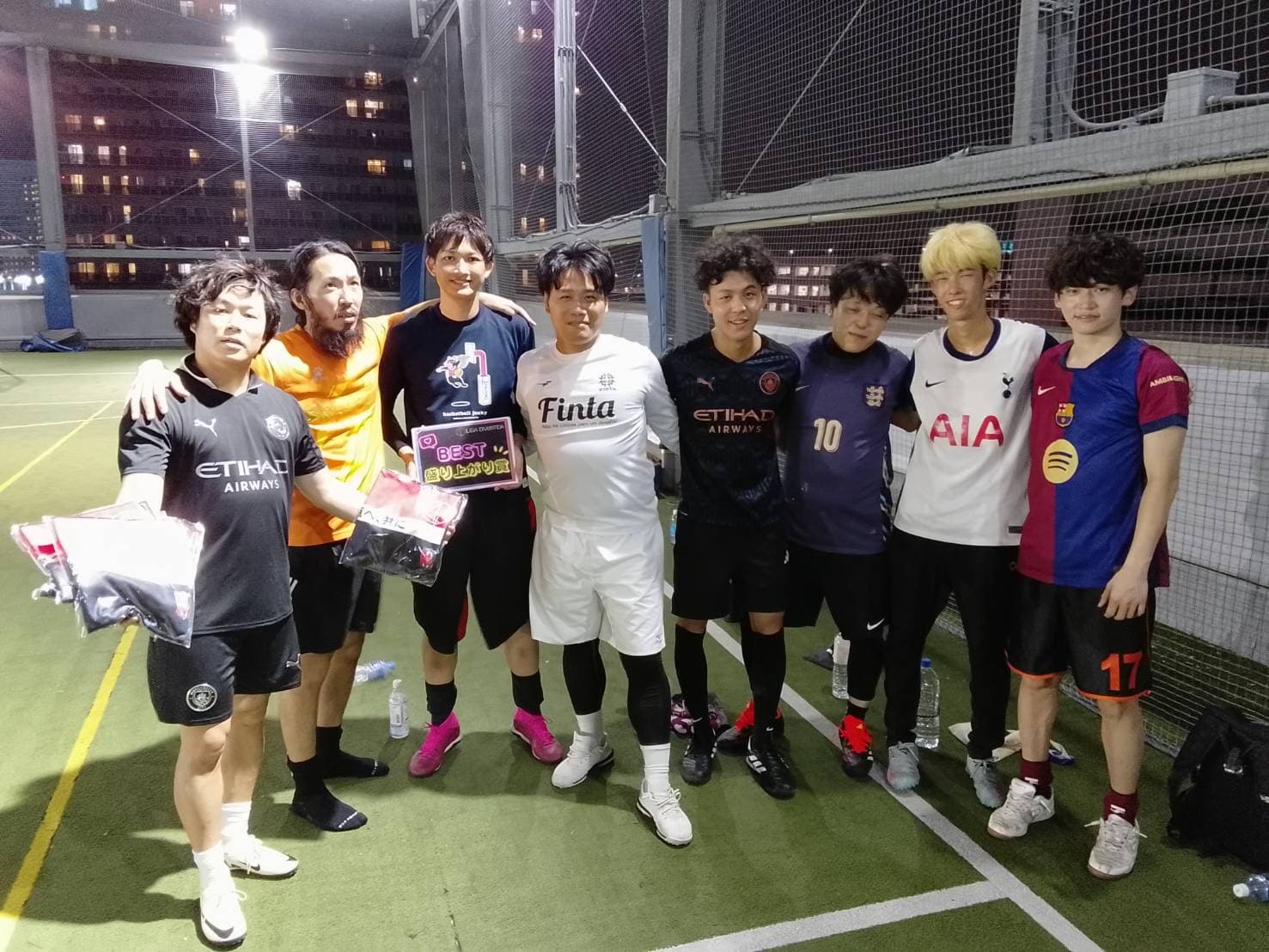 2025年8月30日 有明 BUDDYスポーツアリーナ 屋上人工芝コート フットサル 大会風景