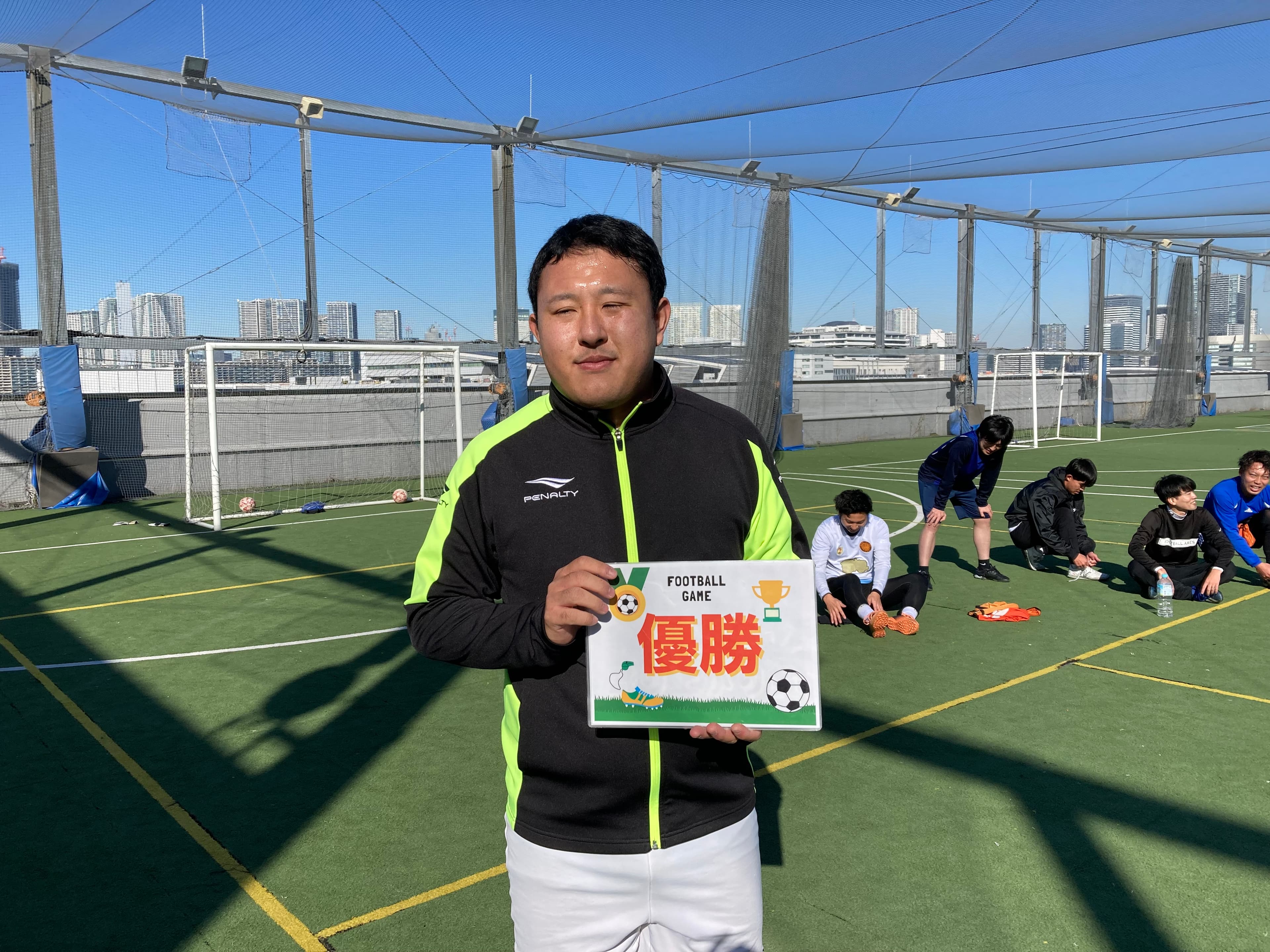 2024年12月29日 有明 BUDDYスポーツアリーナ 屋上人工芝コート フットサル 大会風景