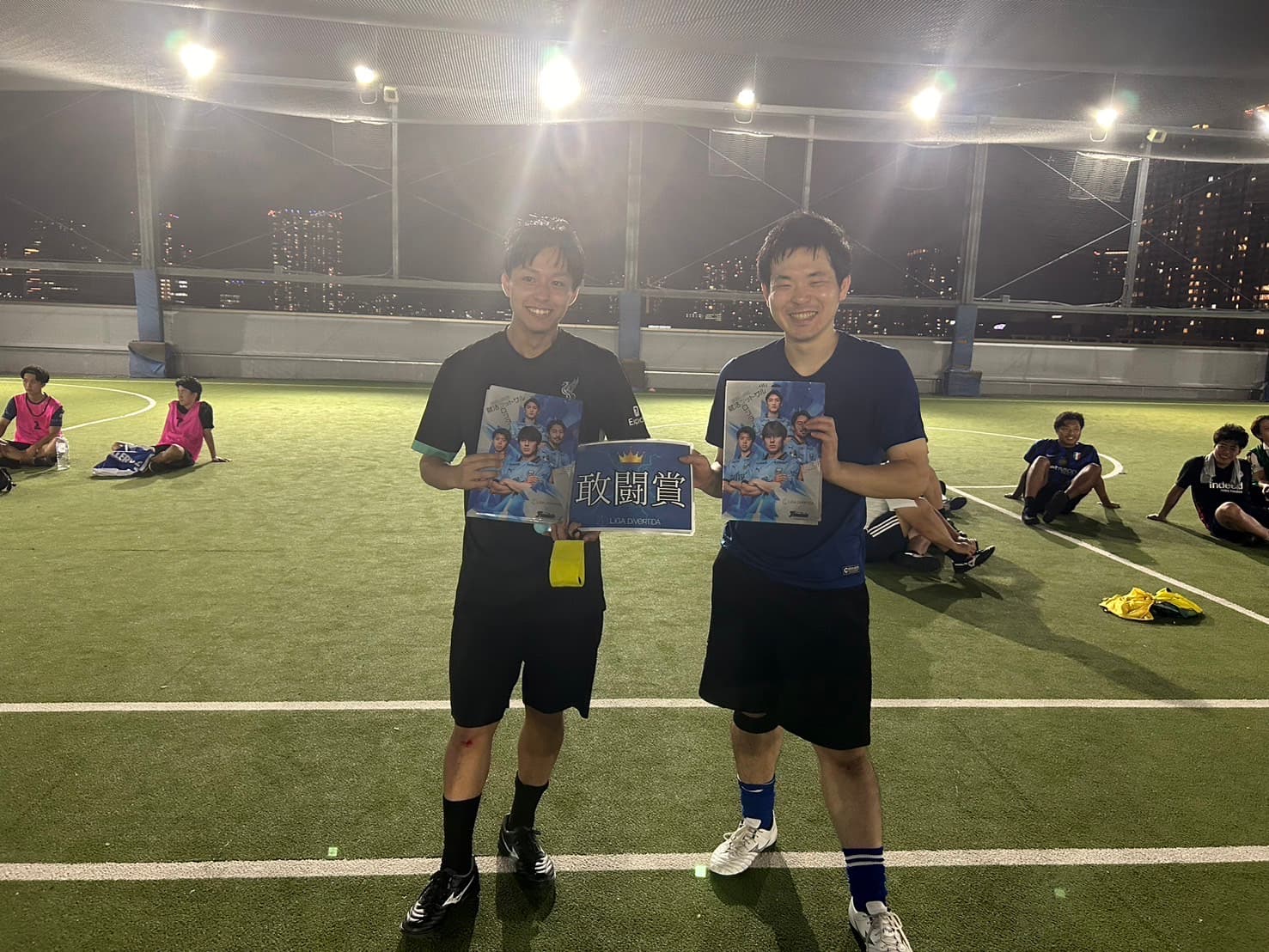 2025年9月6日 有明 BUDDYスポーツアリーナ 屋上人工芝コート フットサル 大会風景