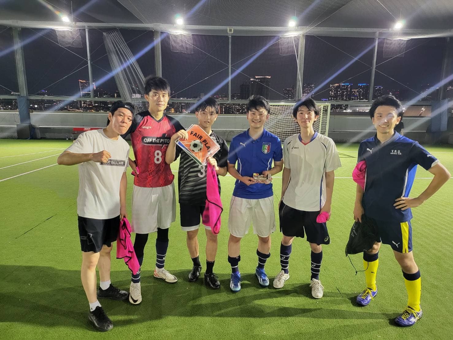 2025年9月13日 有明 BUDDYスポーツアリーナ 屋上人工芝コート フットサル 大会風景