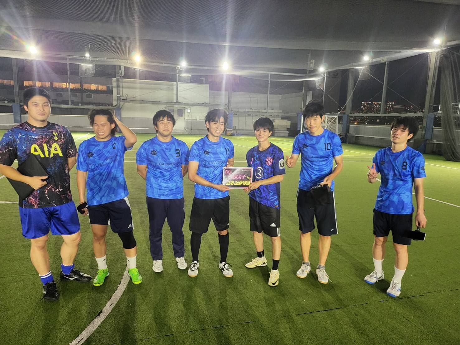2025年9月13日 有明 BUDDYスポーツアリーナ 屋上人工芝コート フットサル 大会風景